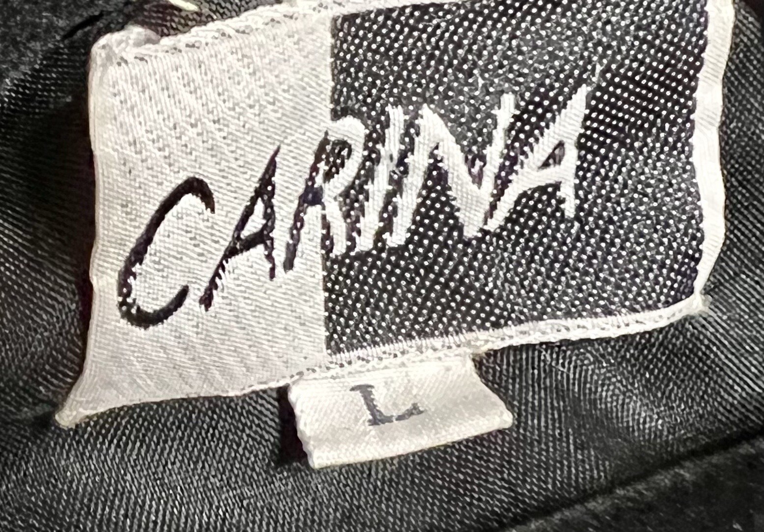 Vintage Carina Size L Jacket 100% Silk Black Sequin & Iridescent Seed Bead