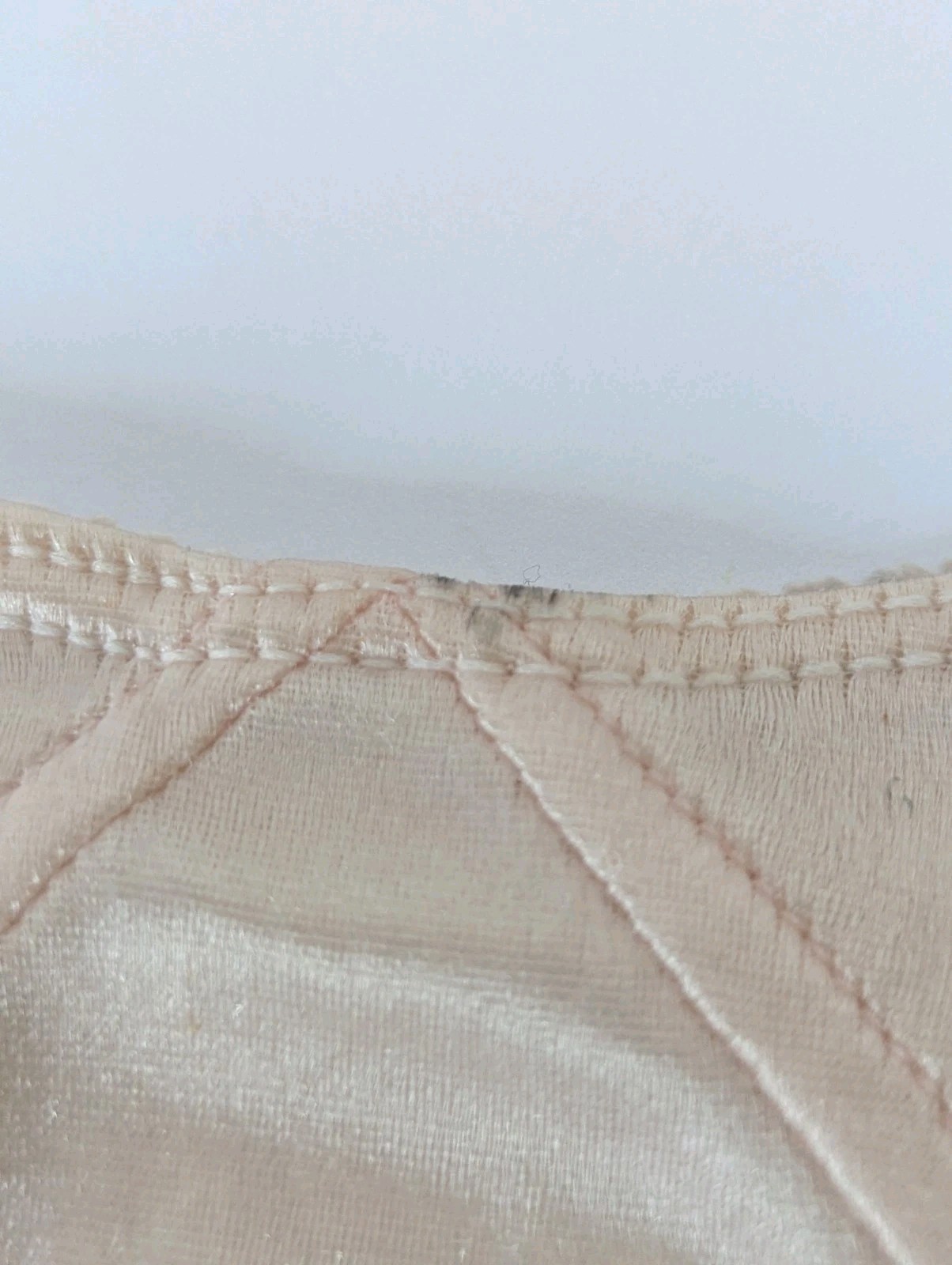 Vintage Victoria Secret Second Skin Satin Bikini Hi Cut Panty Champagne M Gold