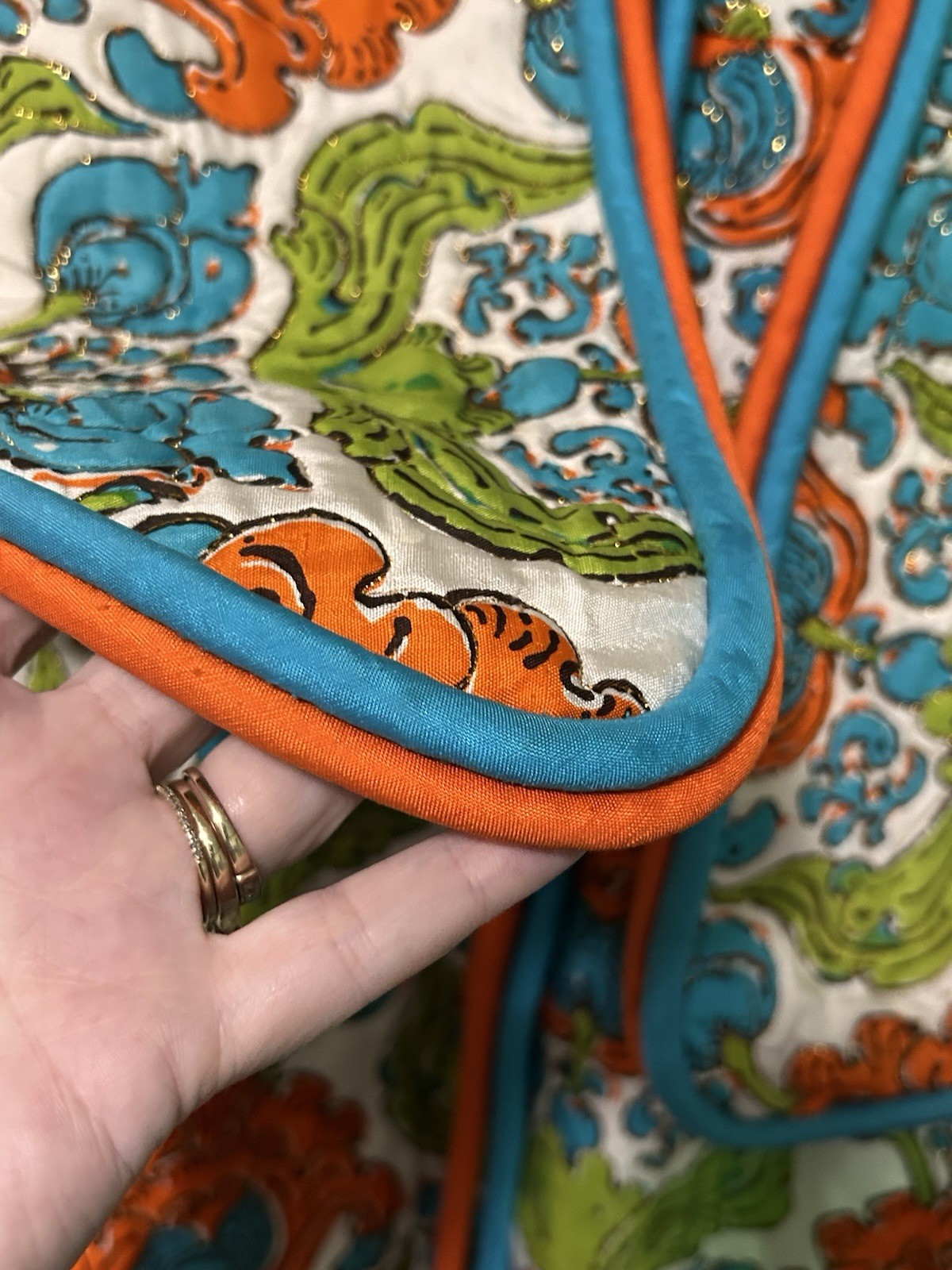 VTG 1970s Saks Fifth Ave 100% Silk Maxi Dress & Matching Scarf |Floral| Size 12