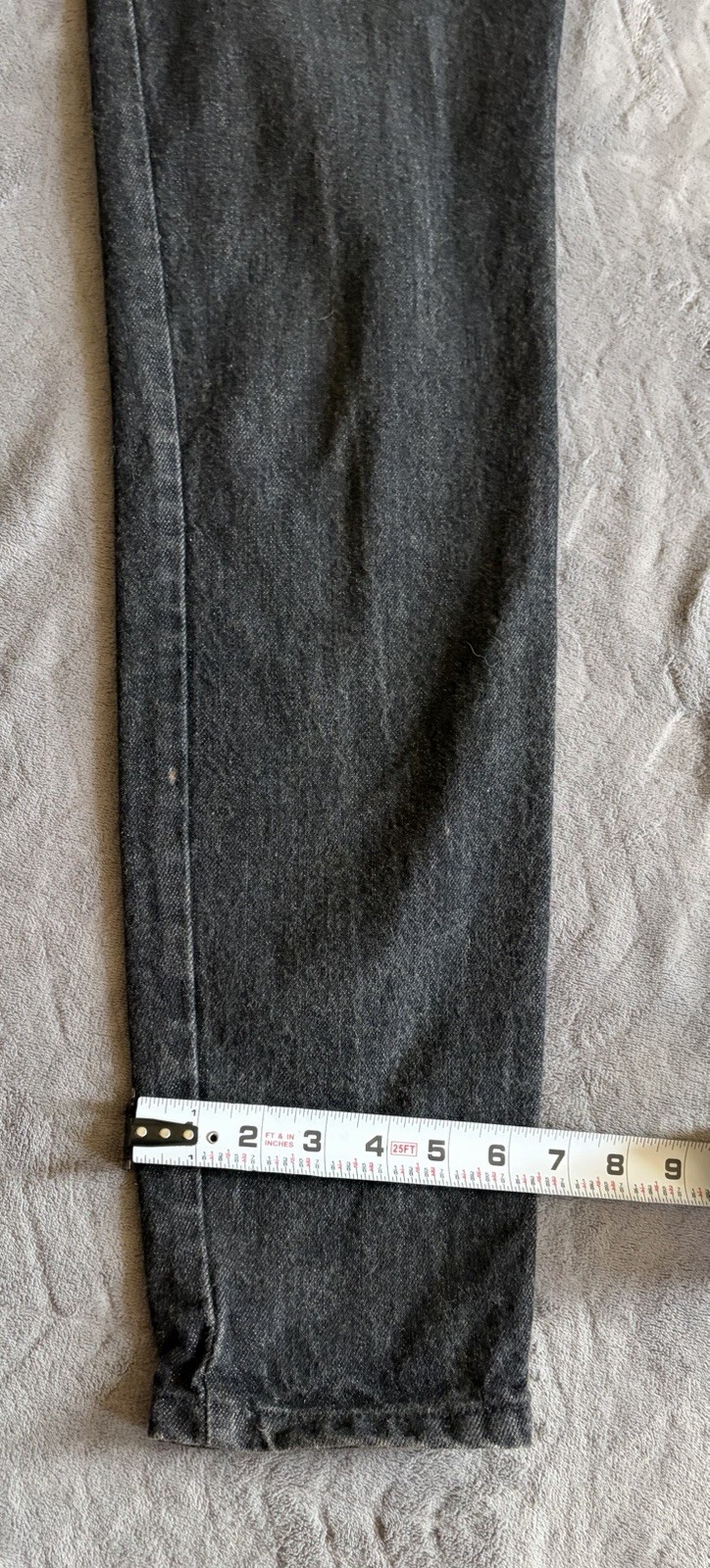 Vtg Fredericks 80’s Denim Suspender Overall Women’s High Waist Jeans Black 11/12