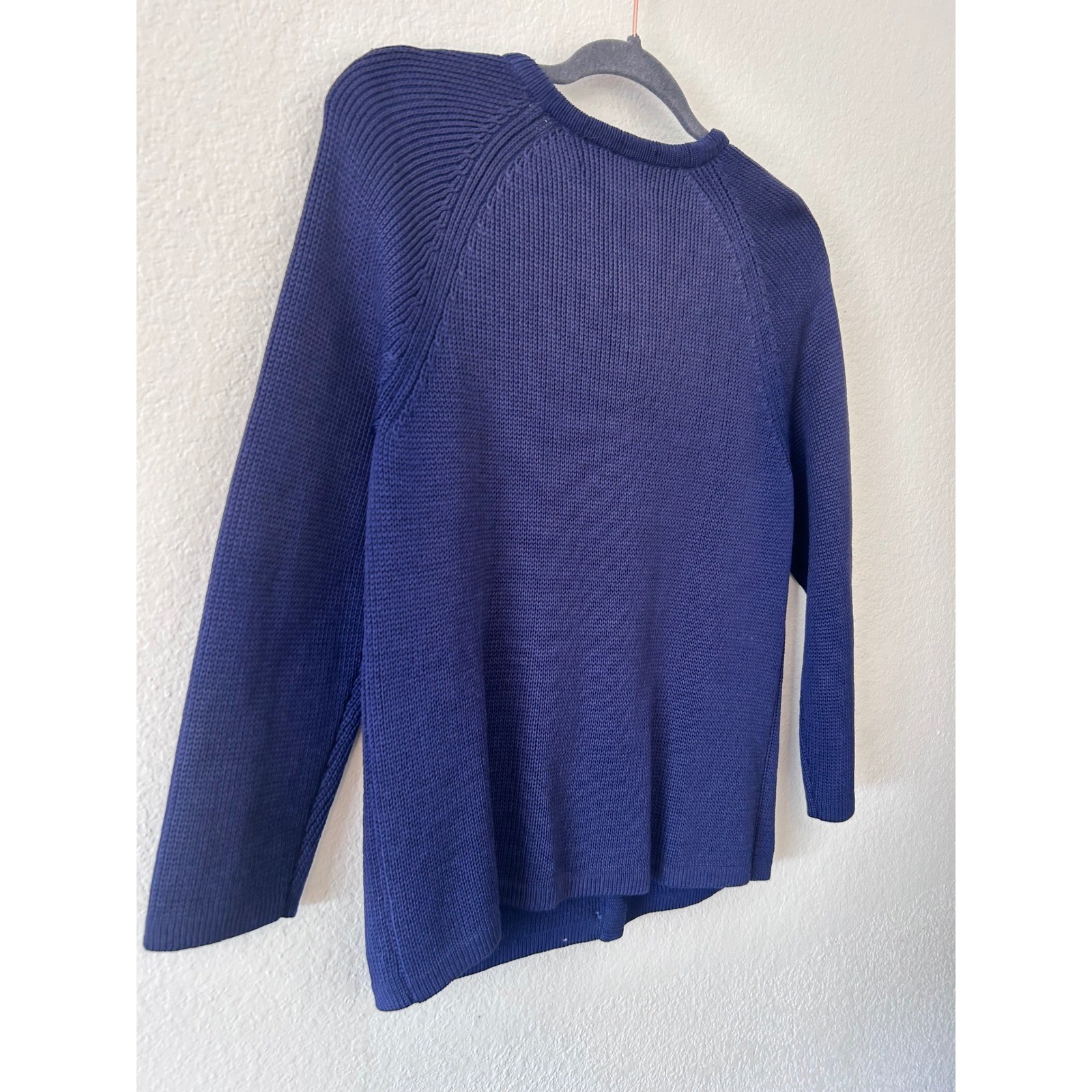 Vintage Dorce for LeRoy Knitwear Wool Old Money Preppy Cardigan Sweater SZ S