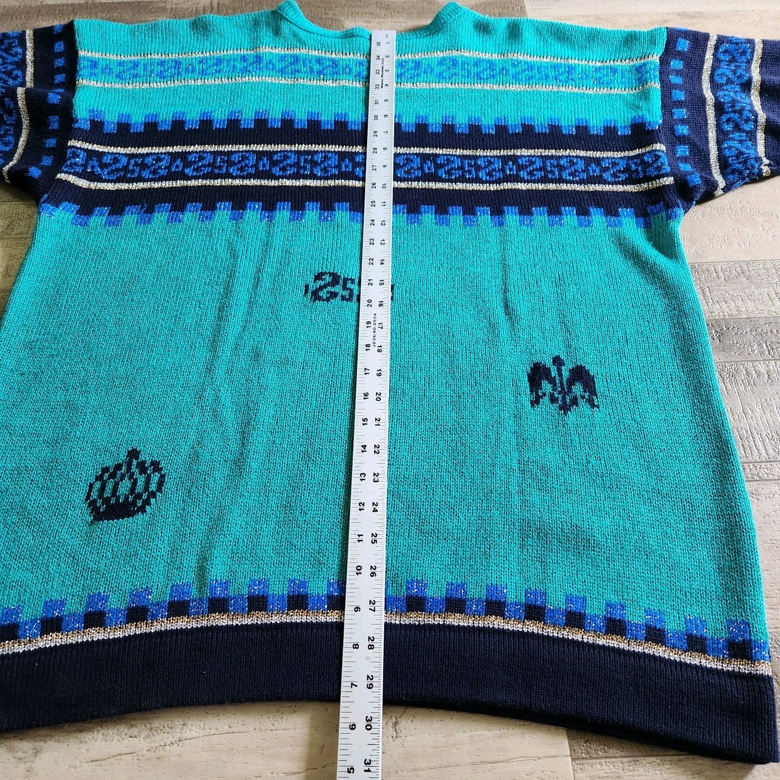 Vintage Oversized Boxy Avant-Garde Knit Sweater 80s-90s Handmade Europe L-XL