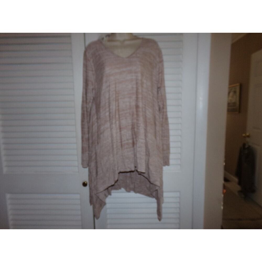 Vintage Cupio handkerchief hem long sleeved tunic/dress XL NWT $68