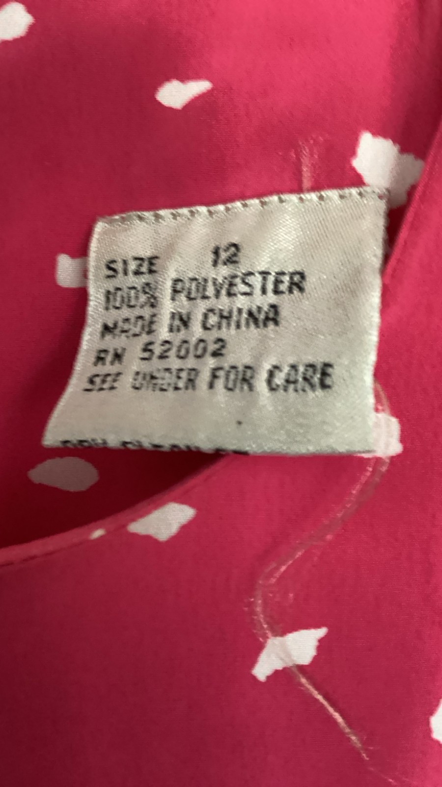 Vintage 1980s Liz Claiborne Pink Polka Dot Midi Dress Short Sleeve Retro