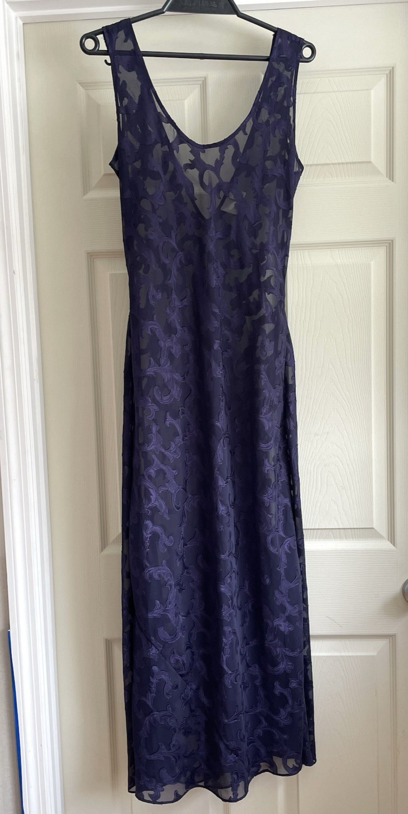 Vintage Victoria’s Secret Purple Lace Nightgown and Robe Set Womens Size Medium