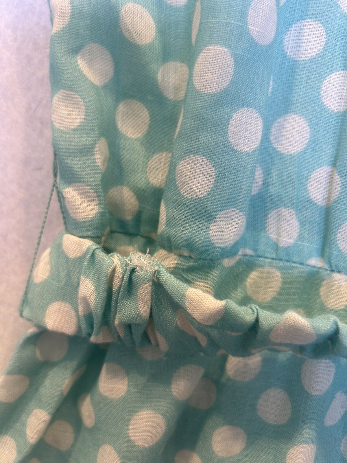 Vintage 1970s IFI Polyester Polko Dot DRESS BELT SIZE 4P Flaws U.S.A.