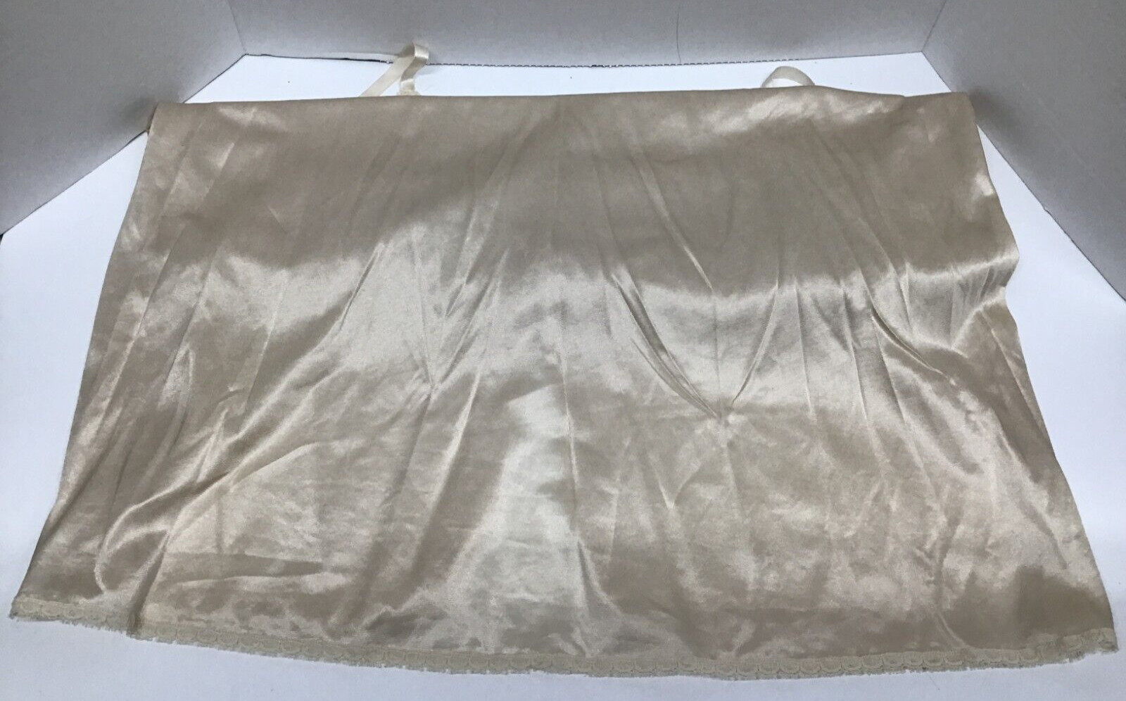 Cabernet Vintage 38/28 Beige Full Slip Night Gown 5524