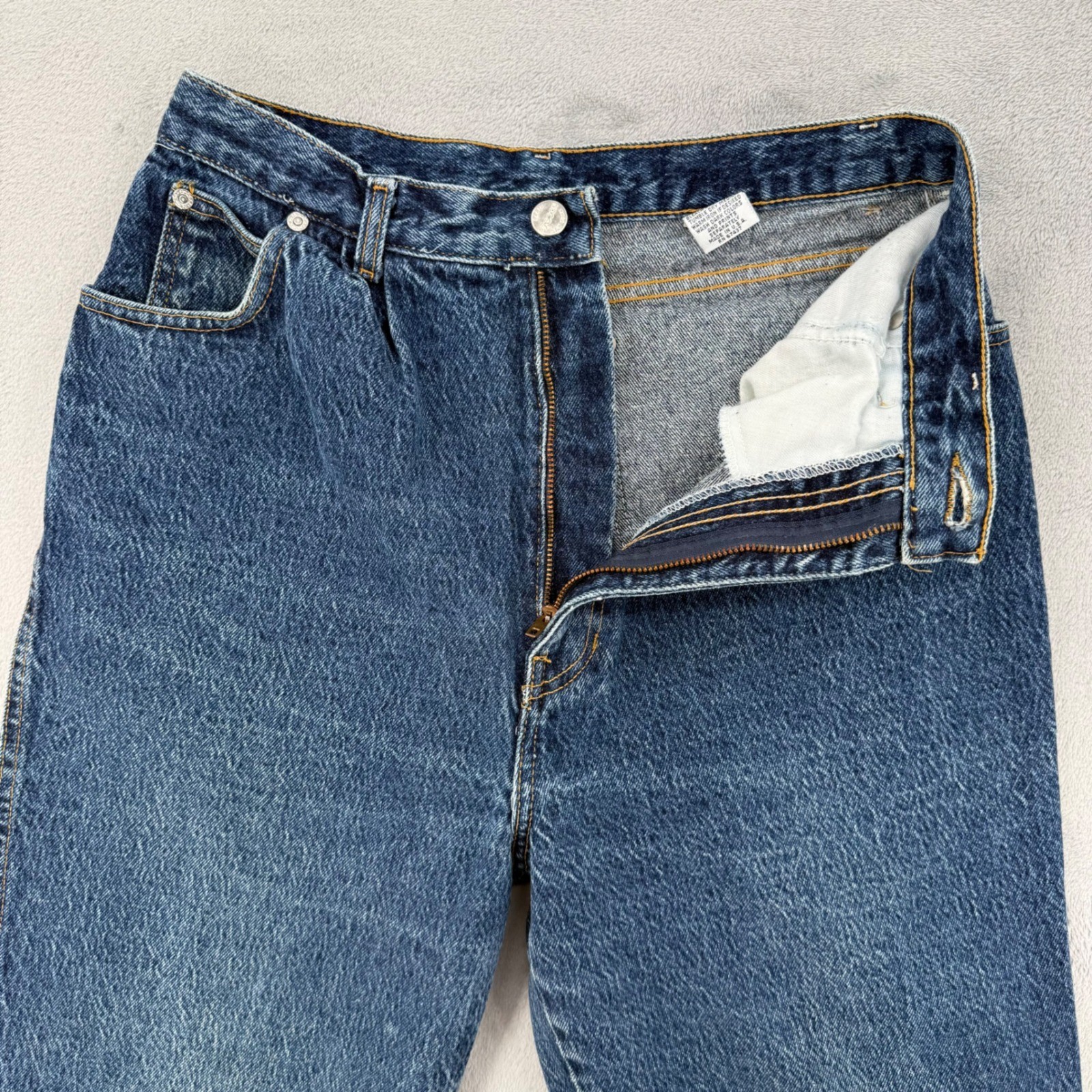 Vintage Sasson High Waisted Mom Jeans Denim Made in USA Tapered Leg Size 27?