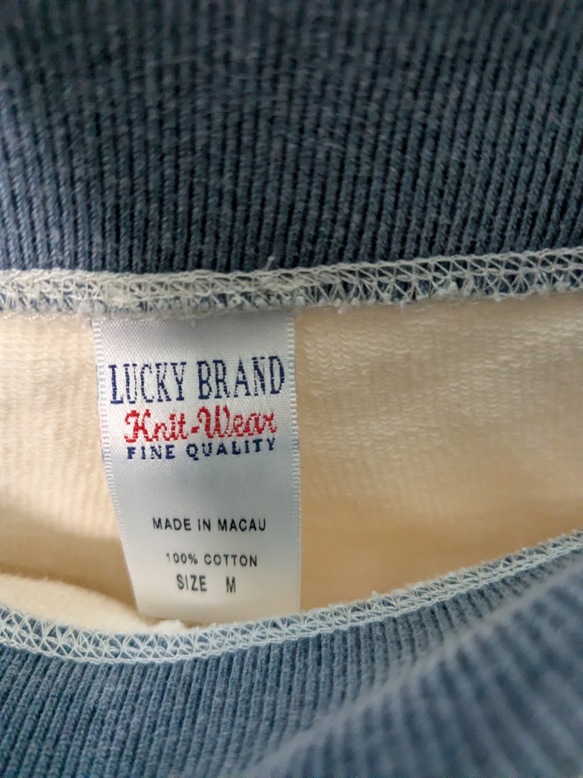 Vintage Lucky Brand Cotton Knitwear Floral Sweatshorts Size M Retro Asian Y2K