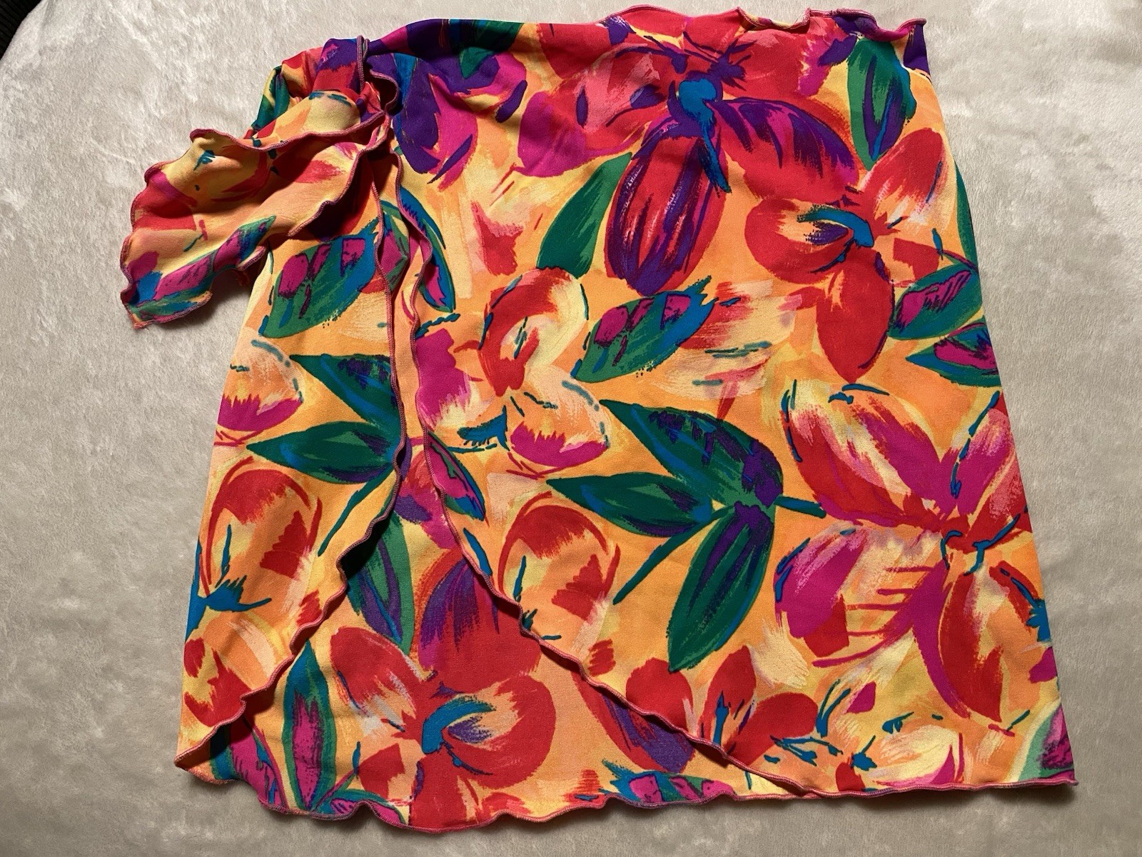 Vintage 90’s Venus Swimwear Sarong Swimsuit Coverup One Size Tropical Print🌺