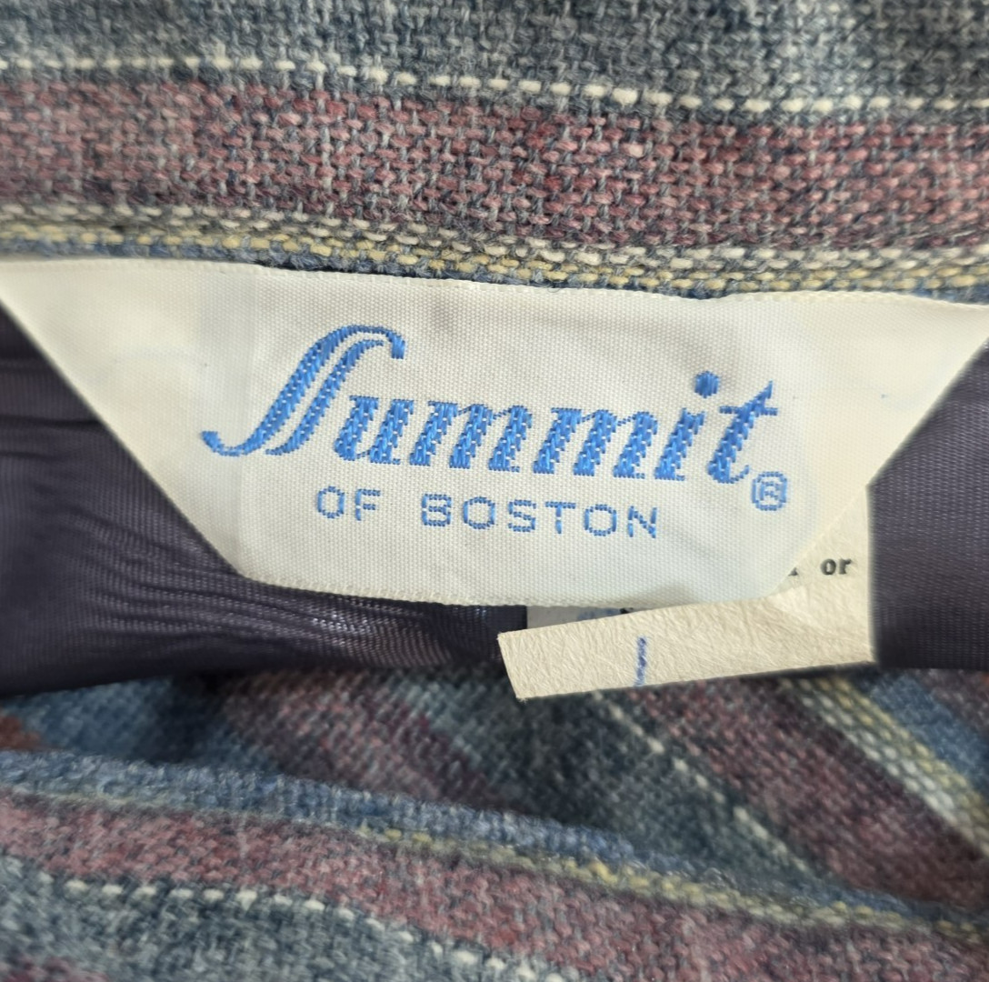 Summit Of Boston Women’s Sz 12 Vintage 70s Tweed Maxi Skirt w/ Belt