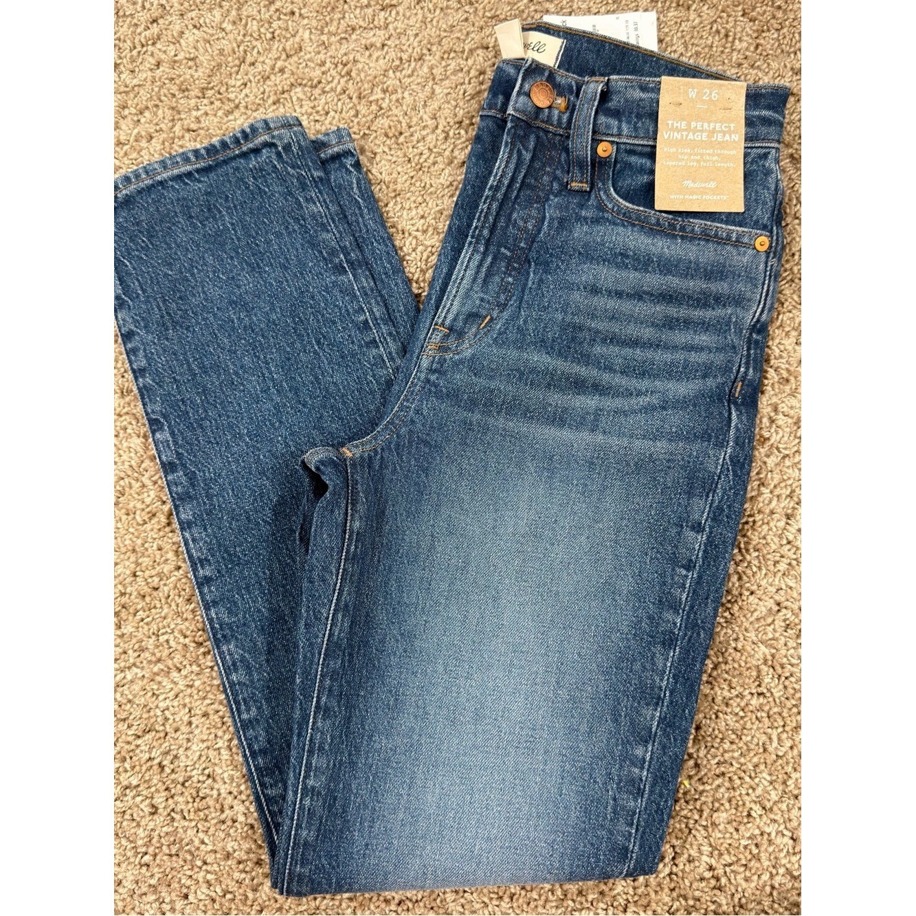 Madewell High-Rise Women’s Blue Vintage Wash Jeans