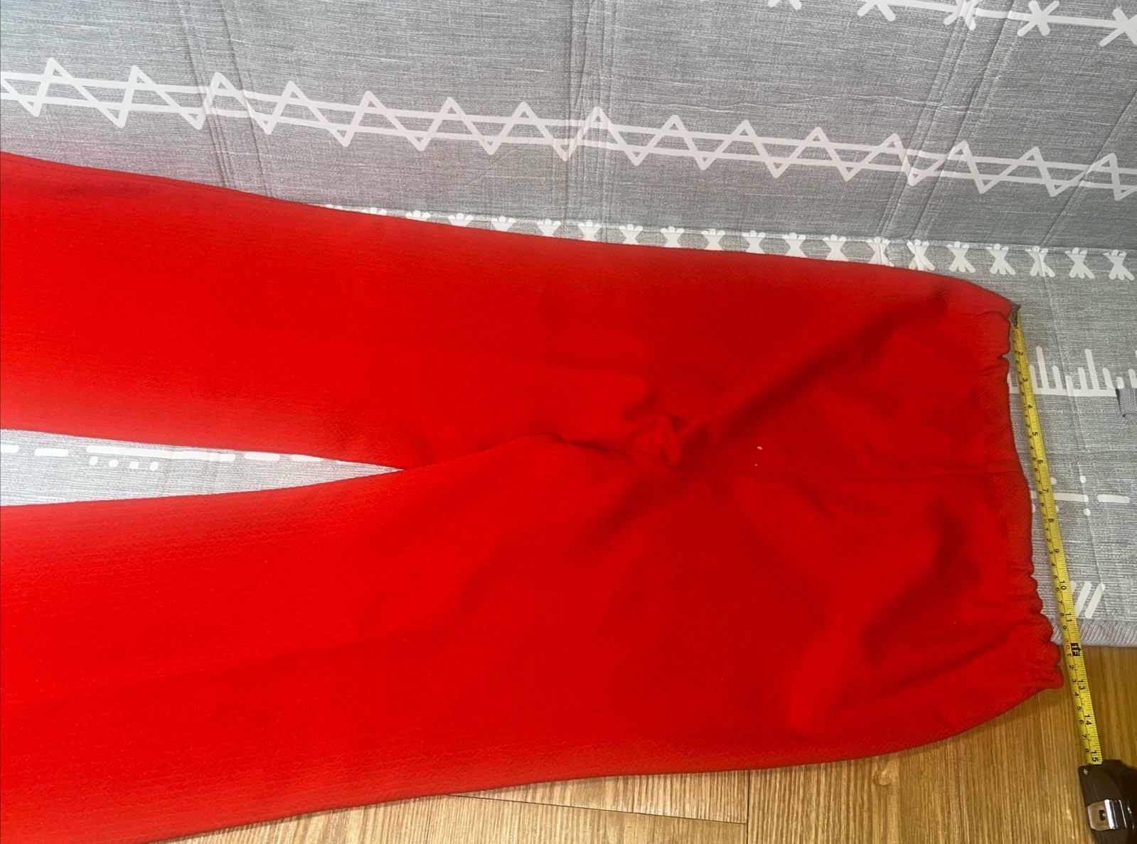 INTERNATIONAL LADIES GARMENT UNION WORKERS Vintage Red Elastic Waist Pants