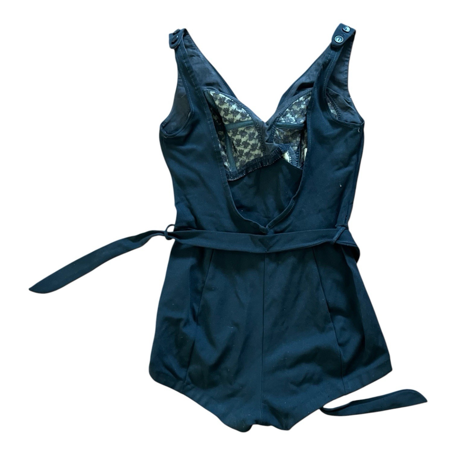 Vintage 1960s Cole Of California Black Swimsuit
