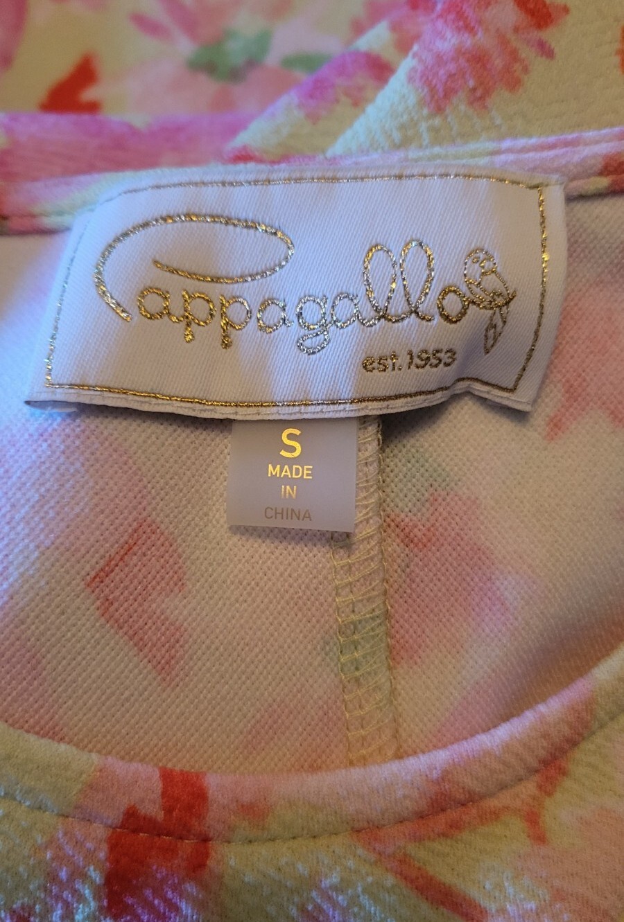 Vintage Cappagallo Pink Flamingo Yellow Swing Dress S Floridian Sundress