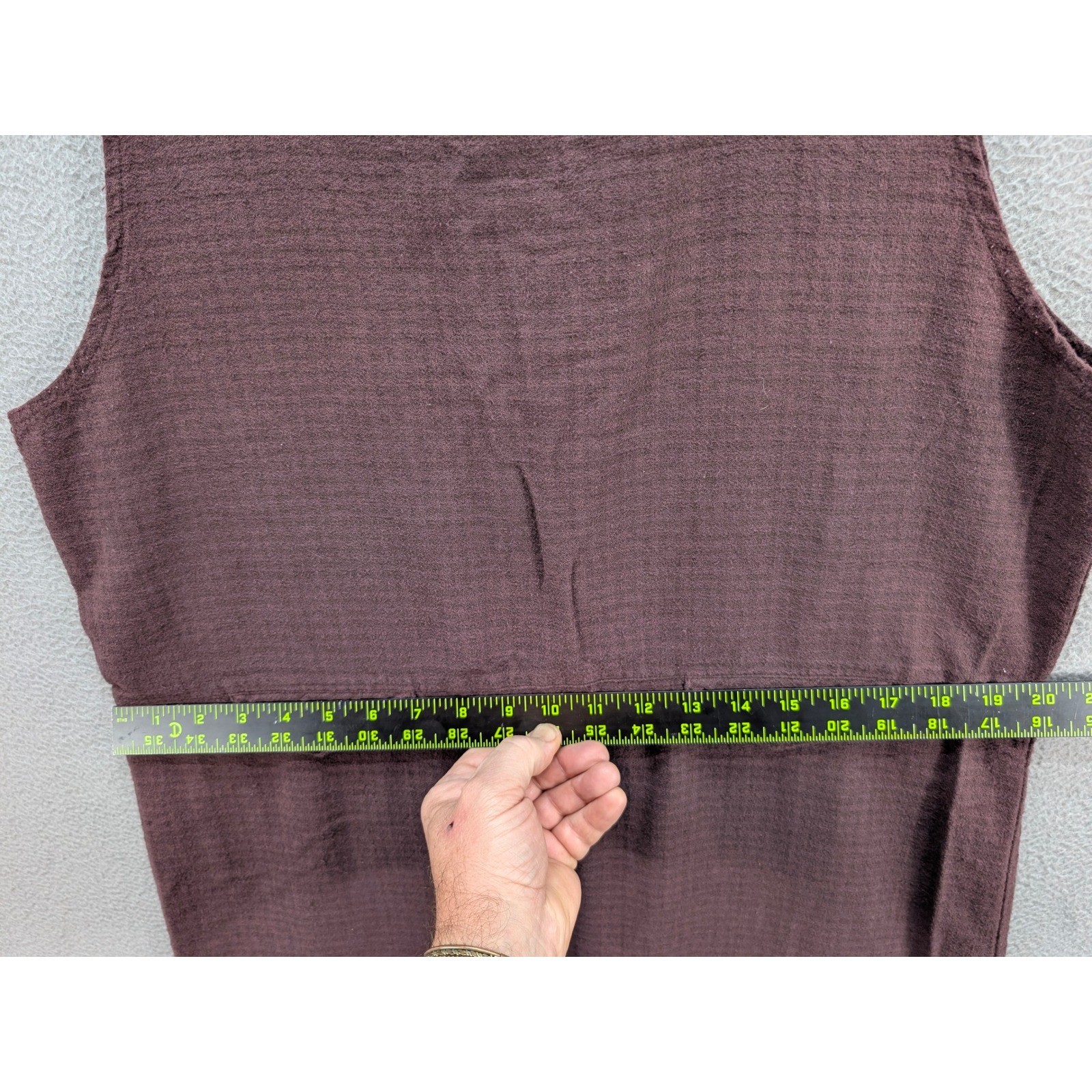 Vintage PA Company Boston Hand Dyed Preshrunk Cotton Dress Plum Size M/L USA
