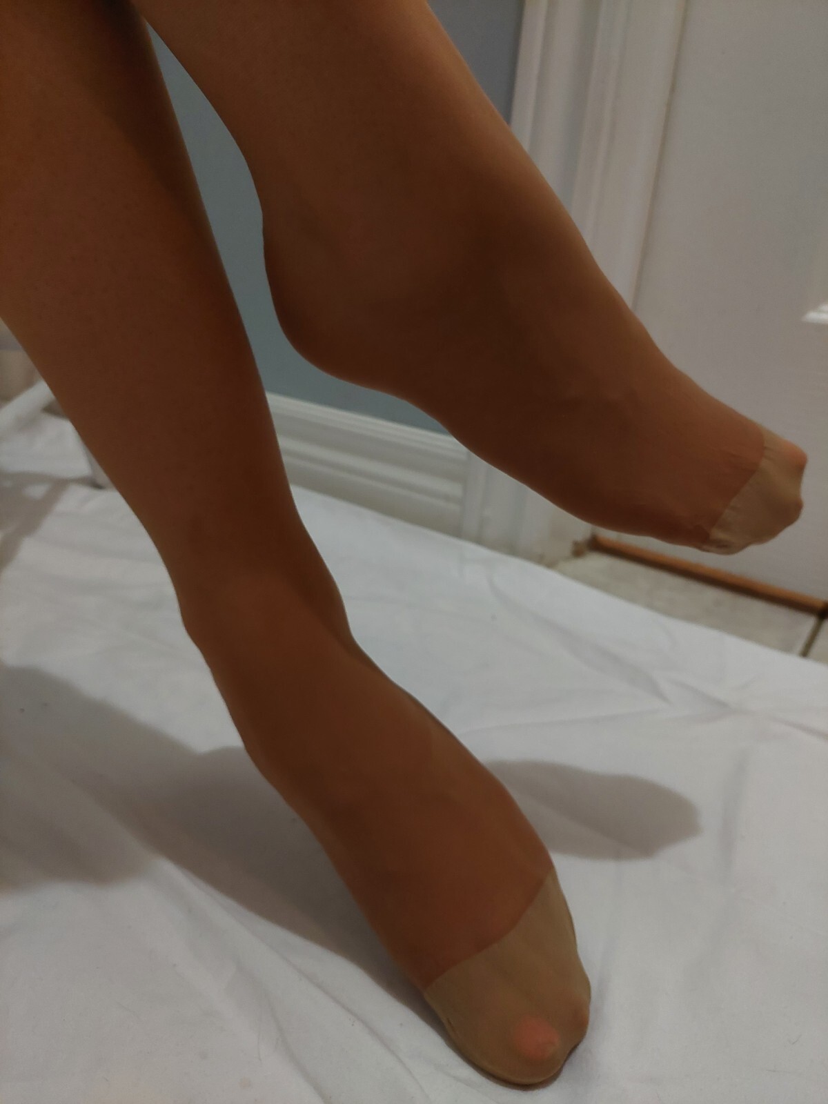 Vintage Pantyhose💕Flair Sheer Support Color Beige Size XXL BFLA01