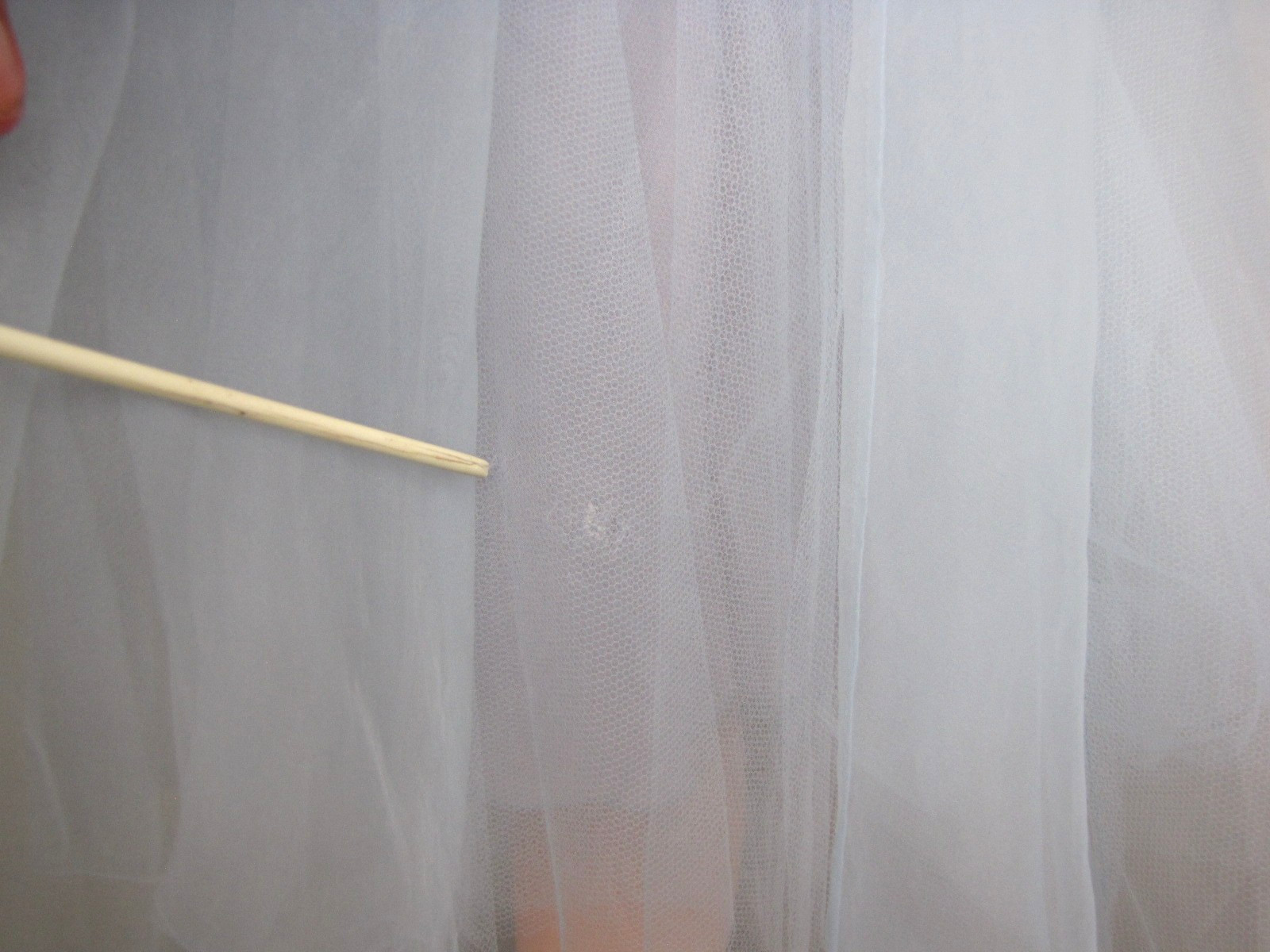 Vtg 80s John Charles Tulle Ball Gown / Cocktail Dress Strapless Baby Blue UK 10