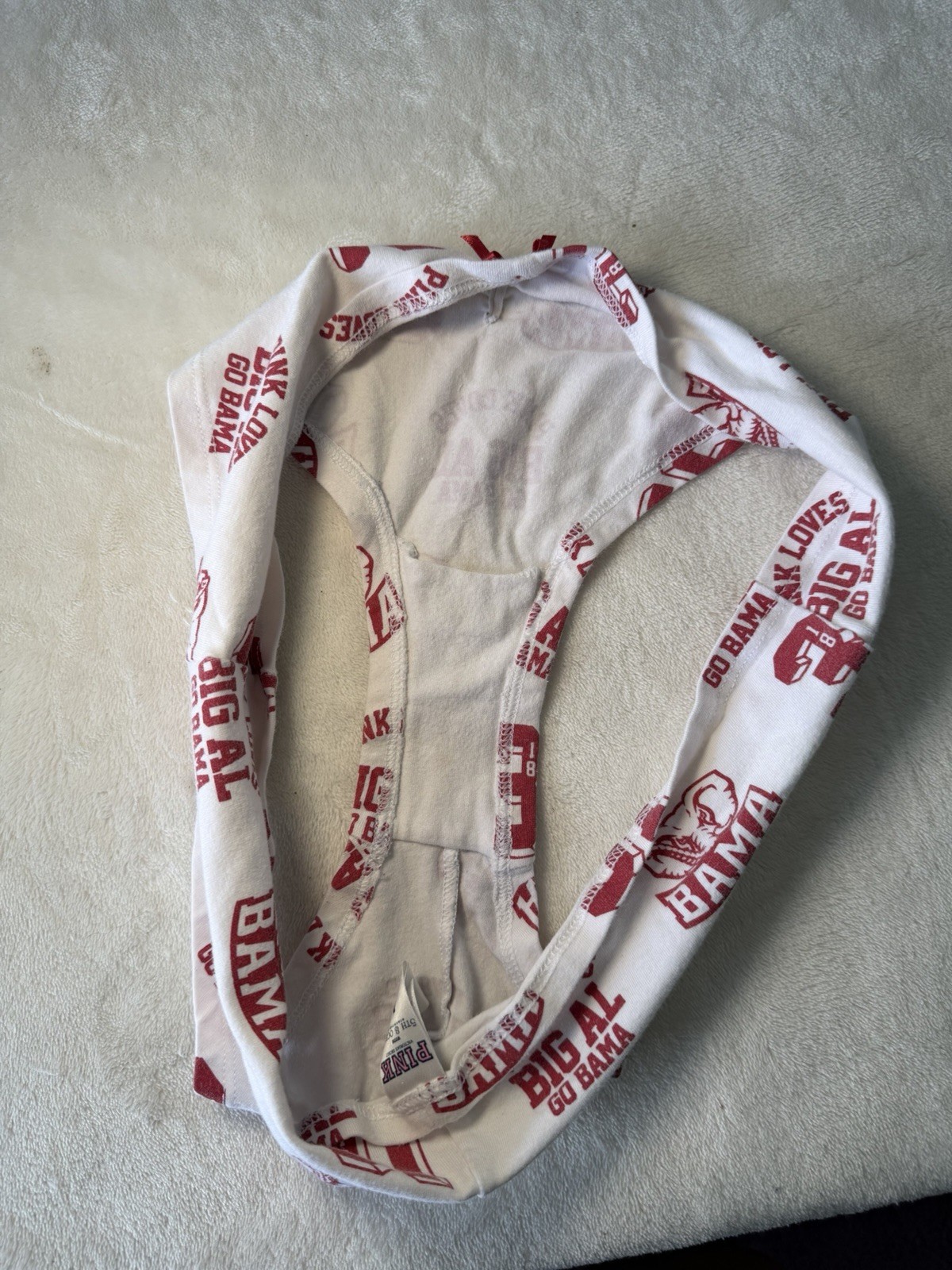 Victoria’s Secret PINK Panties Alabama M Vintage 2011 Rare Big Al