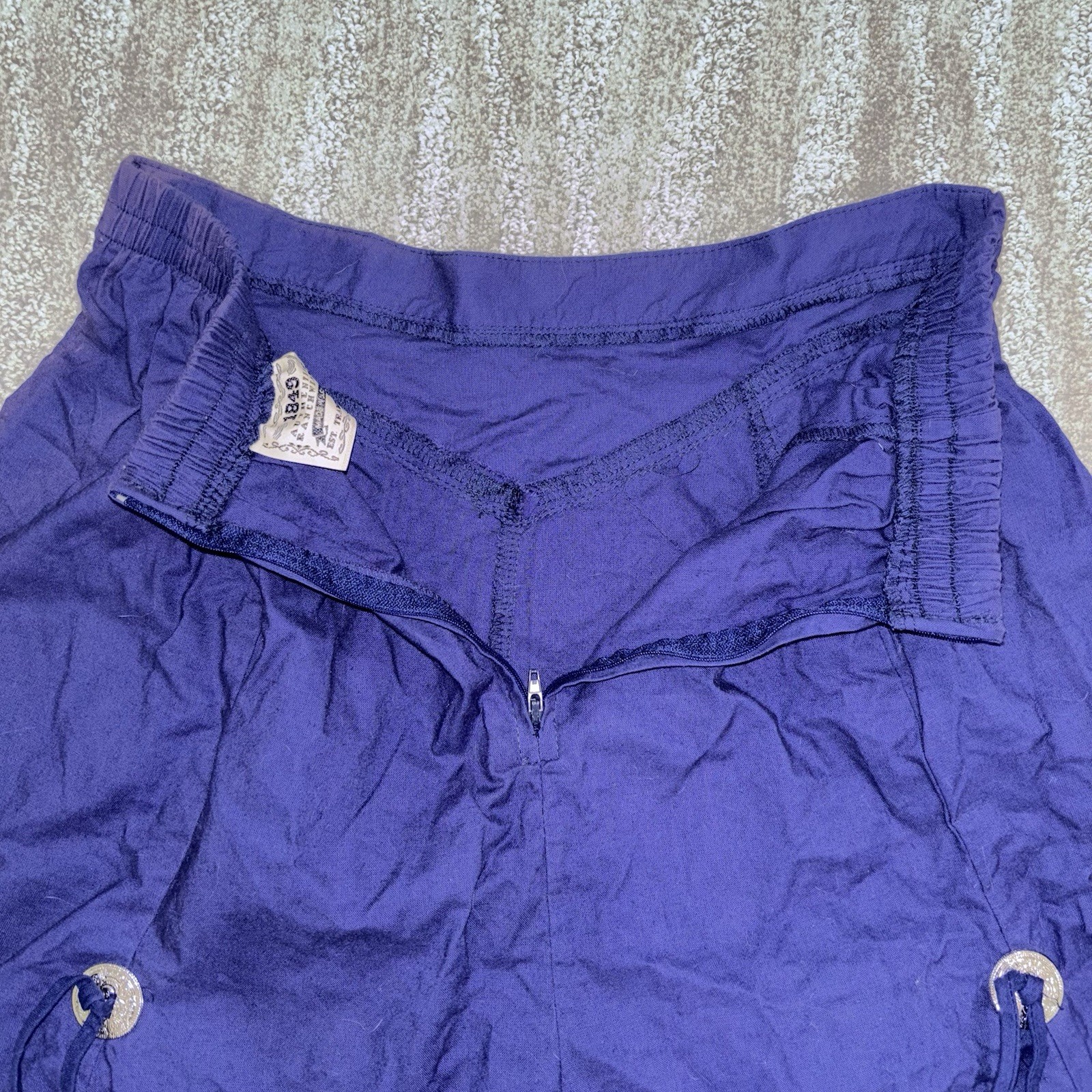 VTG 1849 Authentic Ranchwear Western Skirt W/ Conchos Made In USA Women’s Sz M