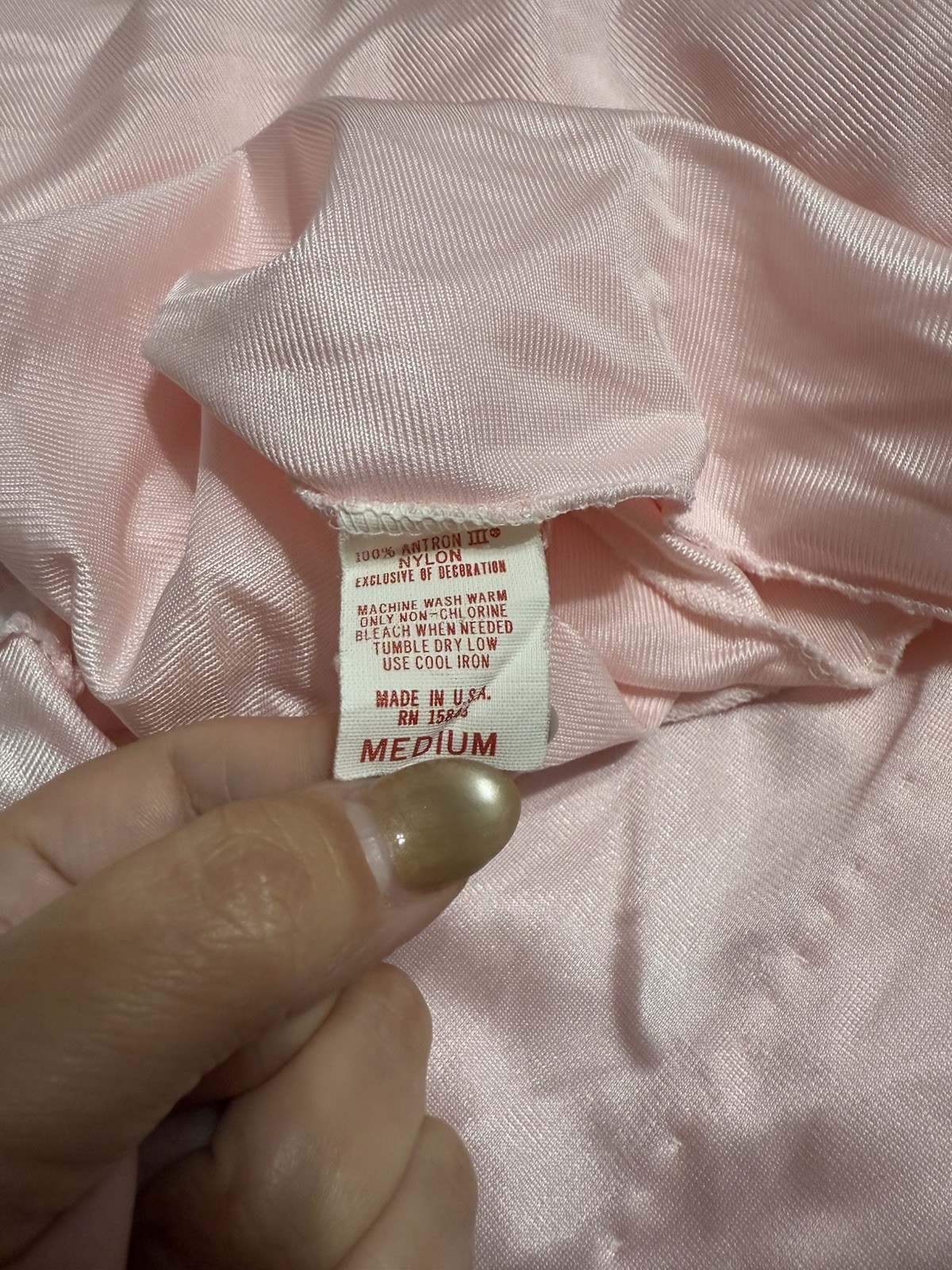 Vintage Soft Moments Pink Dressing Robe Nightgown Lace Floor Length Peignoir Vtg