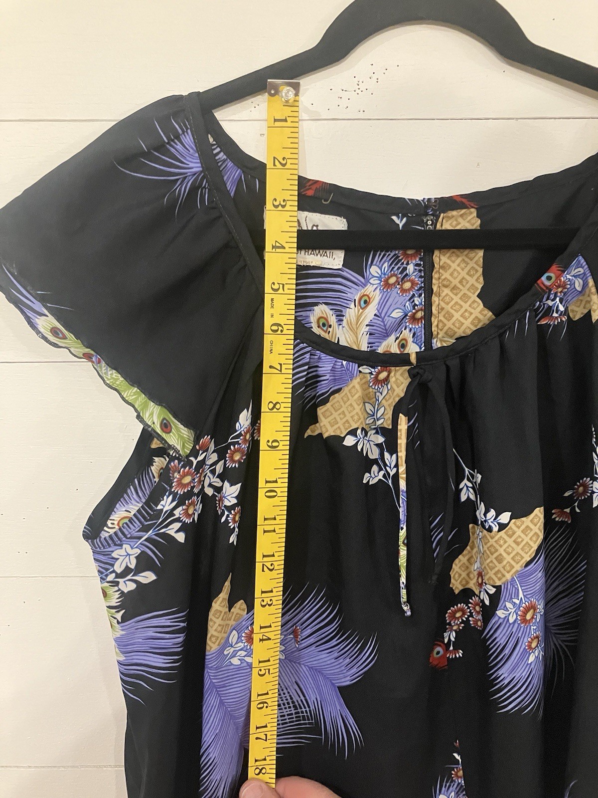 Vintage 60’s Ja Na of Hawaii Women’s Hawaiian Dress Size 10