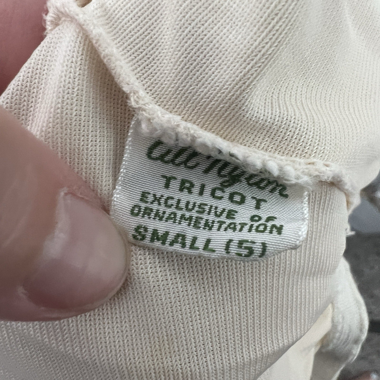 VTG Greenco Maid Nylon Half Slip Lace Hem Slits Silky Pink/biege Size Small