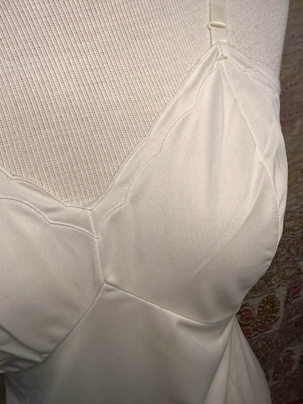 NWT 1960s Vintage Ivory White Slip GAYMODE by Penney’s Scalloped Bridal Romantic