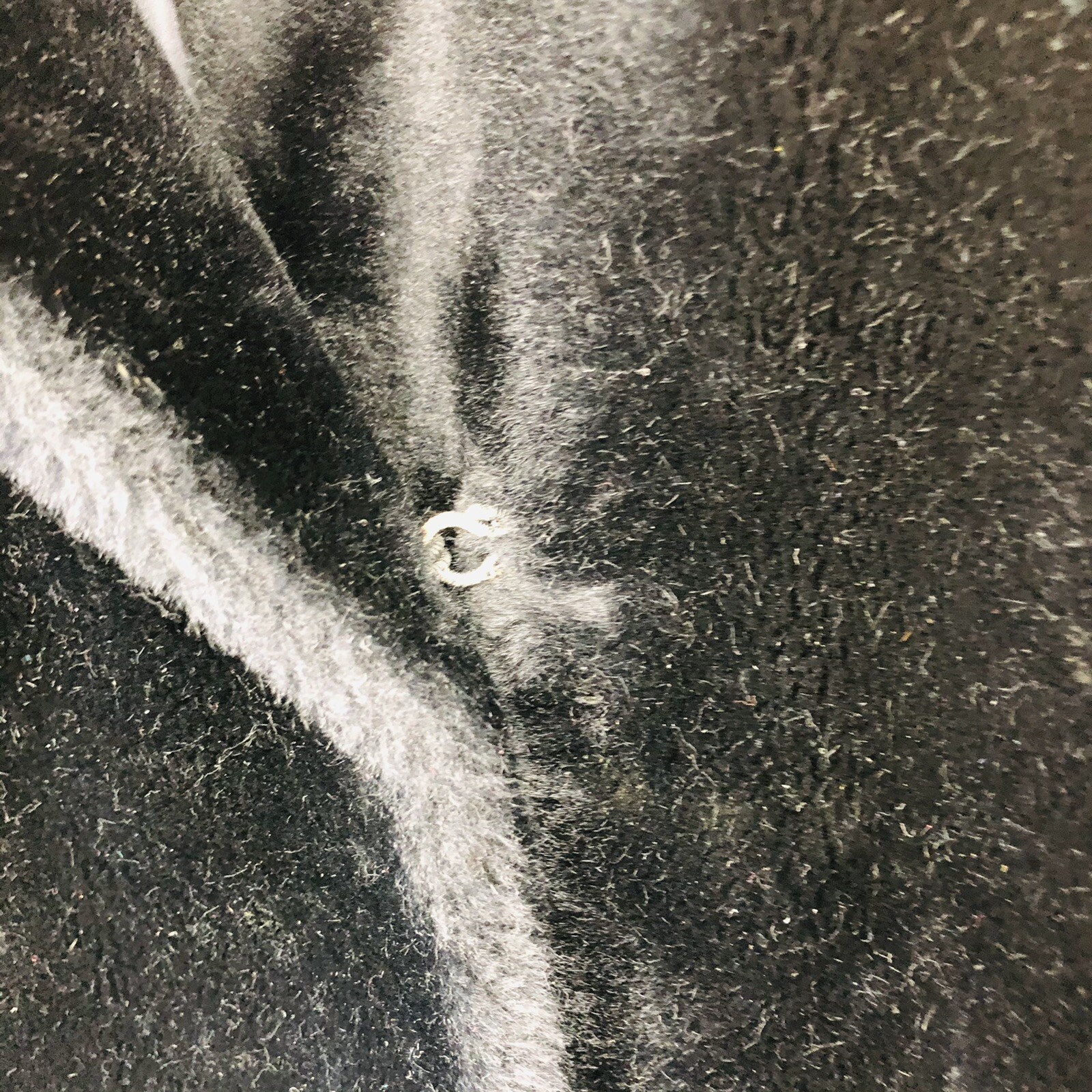 Vintage Jacques Saint Laurent for Genelle New York Faux Fur Overcoat Black