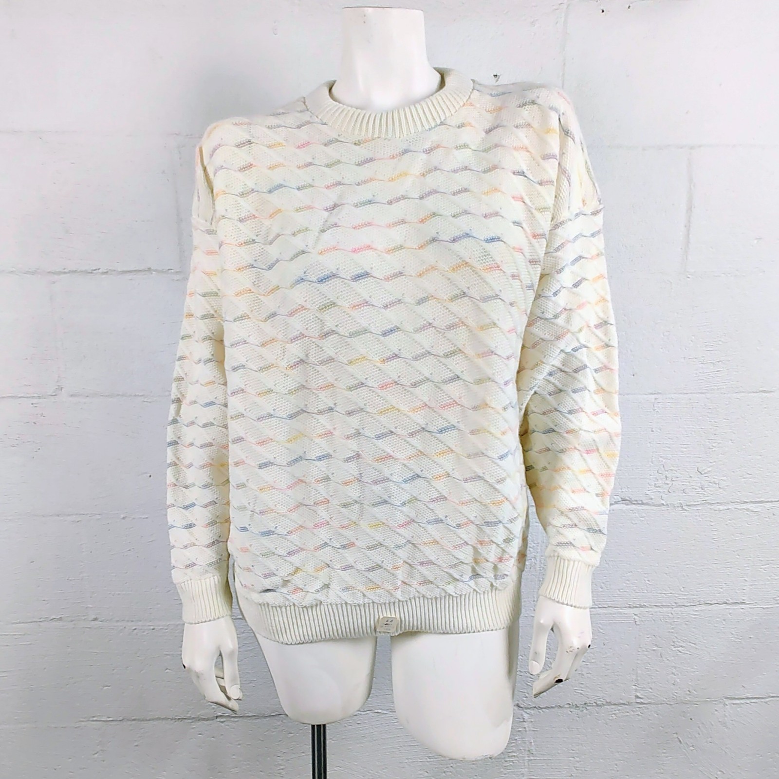 Arielle Vintage 80’s NOS Woman’s Pastel Sweater Size 44 (XL)