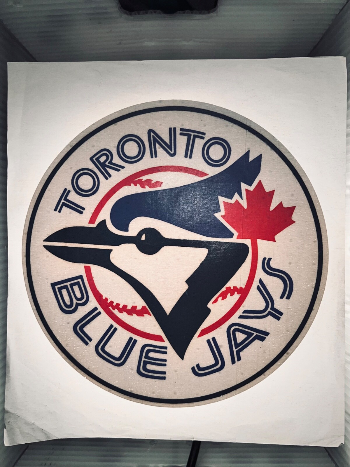 LAST vTg Toronto Blue Jays Baseball MLB 80s CATCH THE FEVER LOGO T-Shirt Iron On