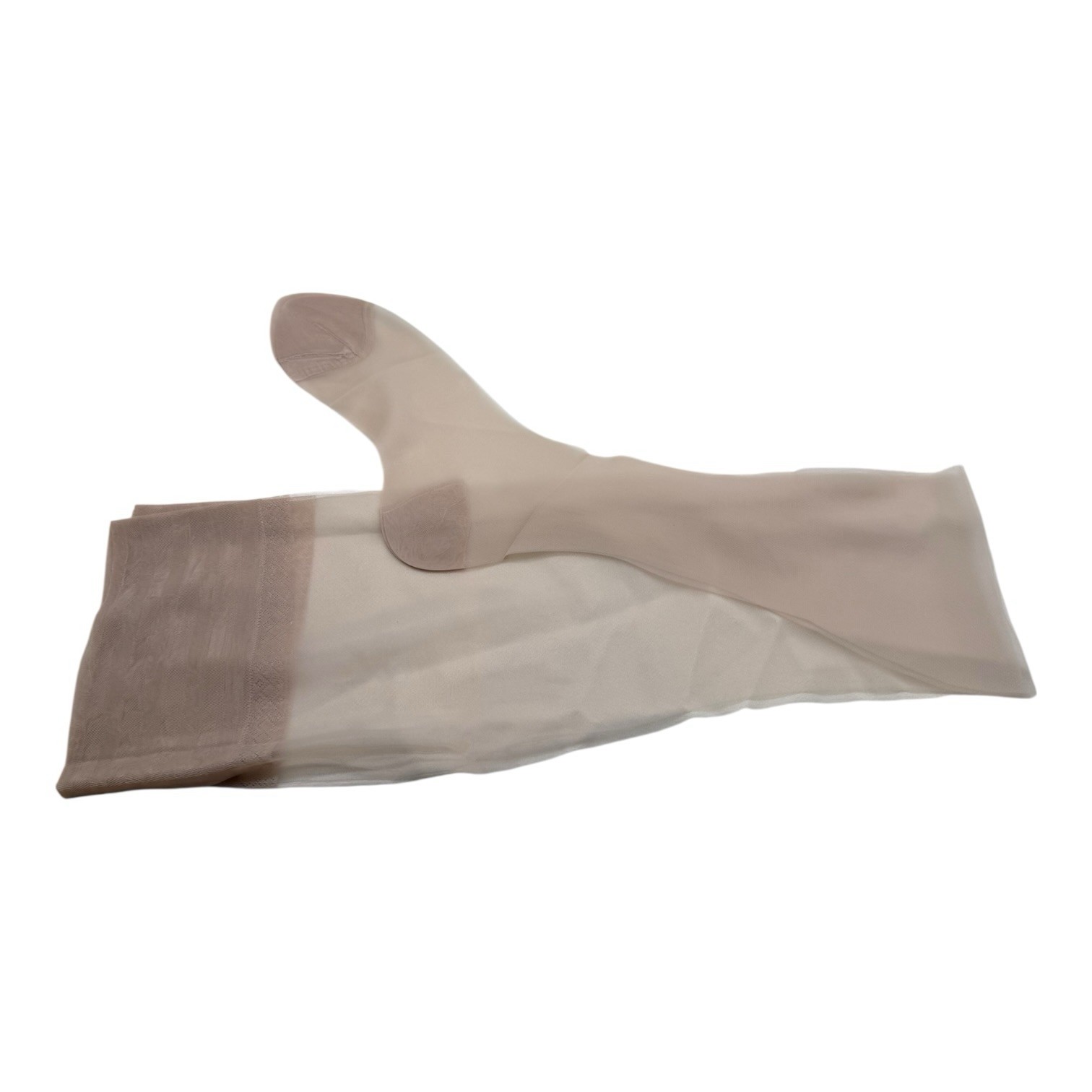 Vintage New’n Easy Two Way Stretch Top Stockings 10 1/2 RHT Pale Beige 34”