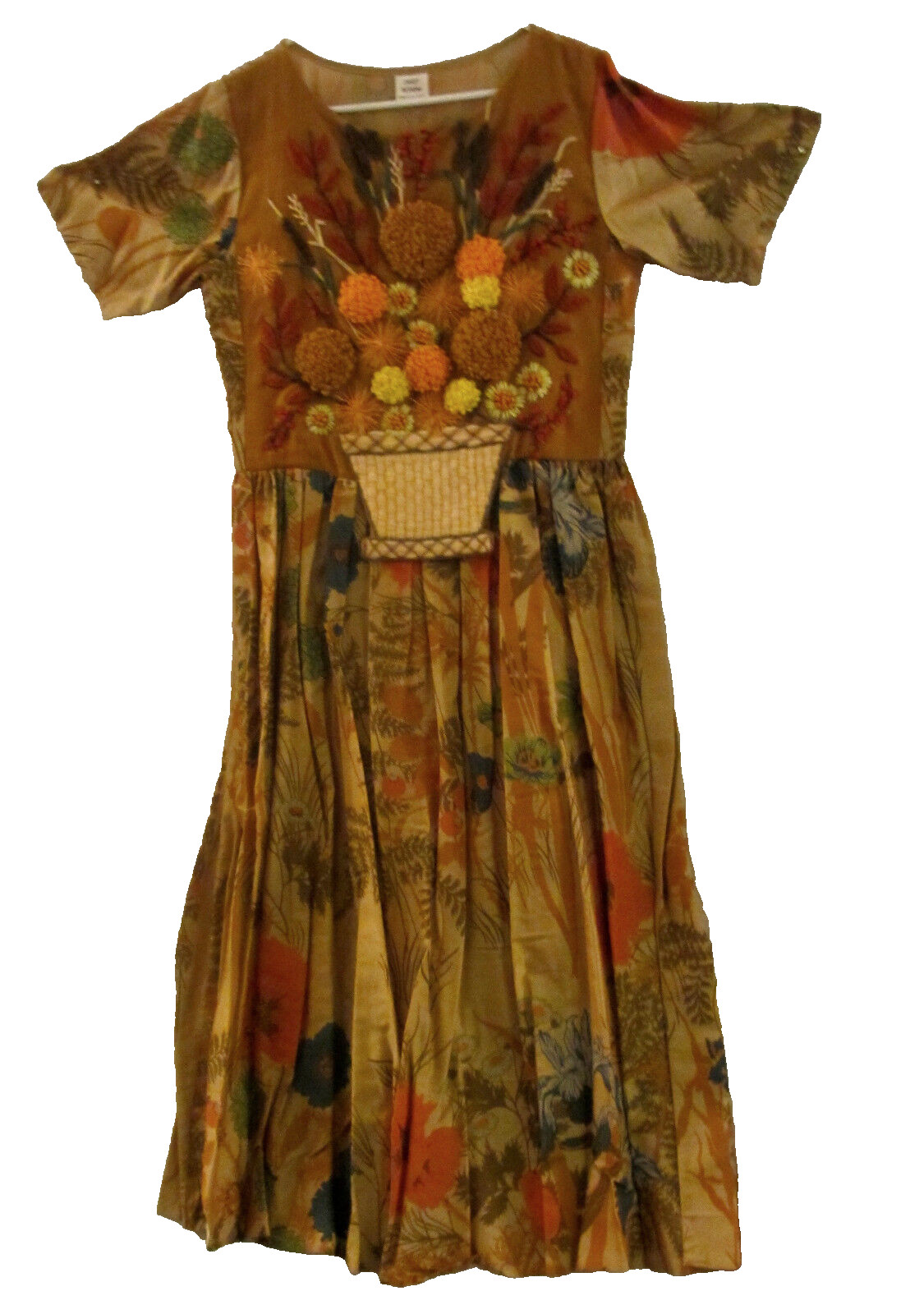 Limited Edition of One Cruel Work Embroidery & Cotton Art Dress Size S/M