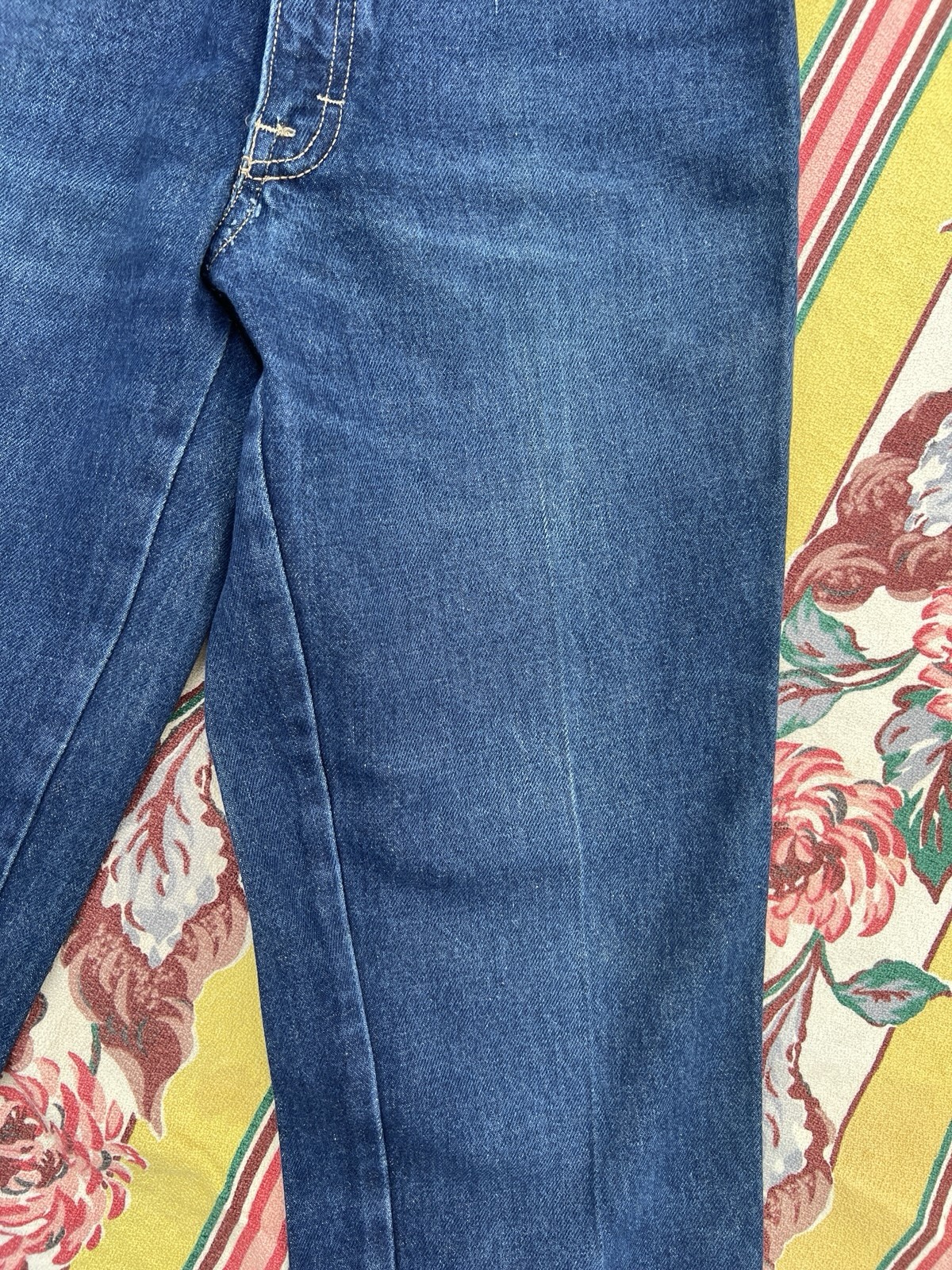 Vintage 80s Calvin Klein Jeans Dark Wash High Rise Straight Leg Fitted Narrow