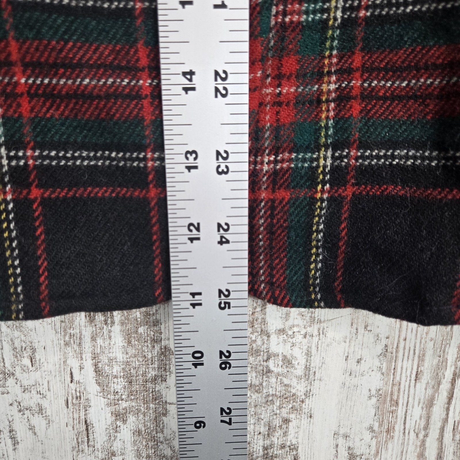 Vintage Tartan Womens Size 10 Porsha By Winer Tartan Red / Green Blazer Wool
