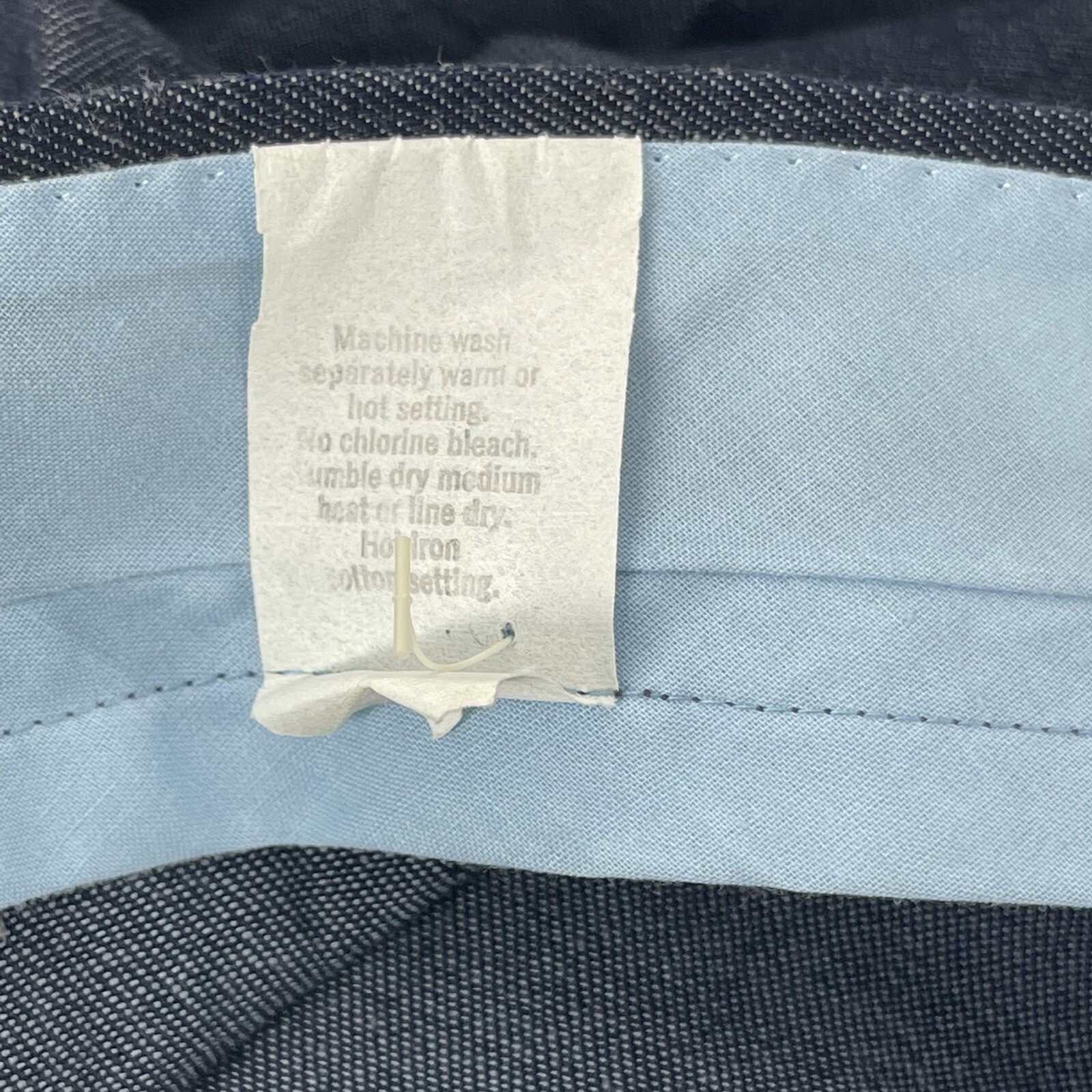 Lord Isaacs Vintage 70s Wide Leg Denim Trouser Jean Pants Junior 15/16 Deadstock