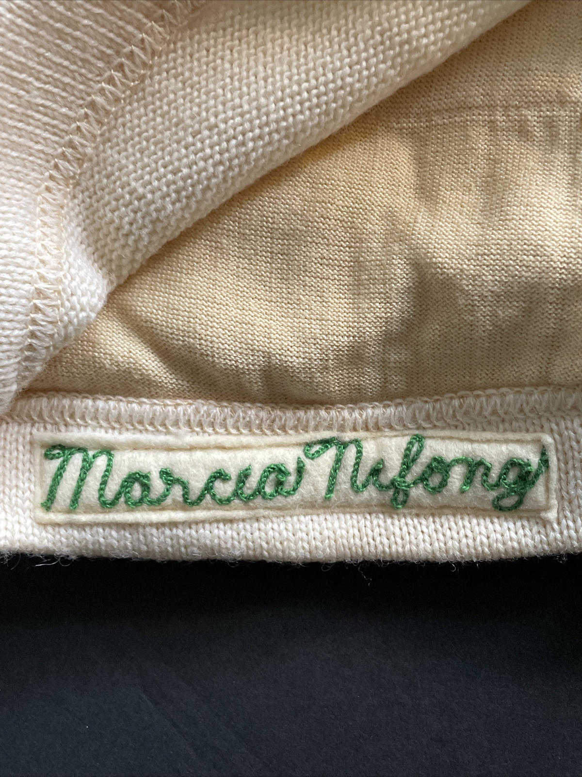 Vintage 1950s High School Sweater Letterman Cardigan Wool USA Named Sz 36 Womens
