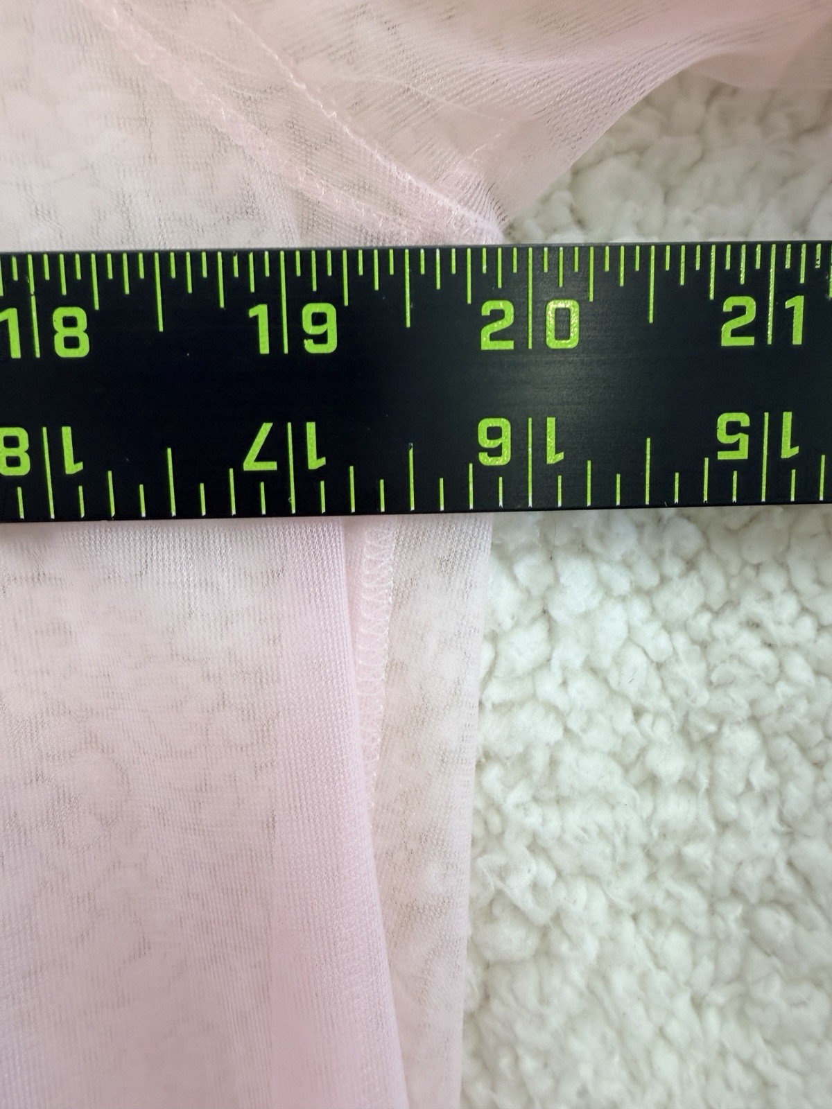 Vintage Pink Sheer Nylon Peignoir Robe Lace Trim Bridal Lingerie Medium M