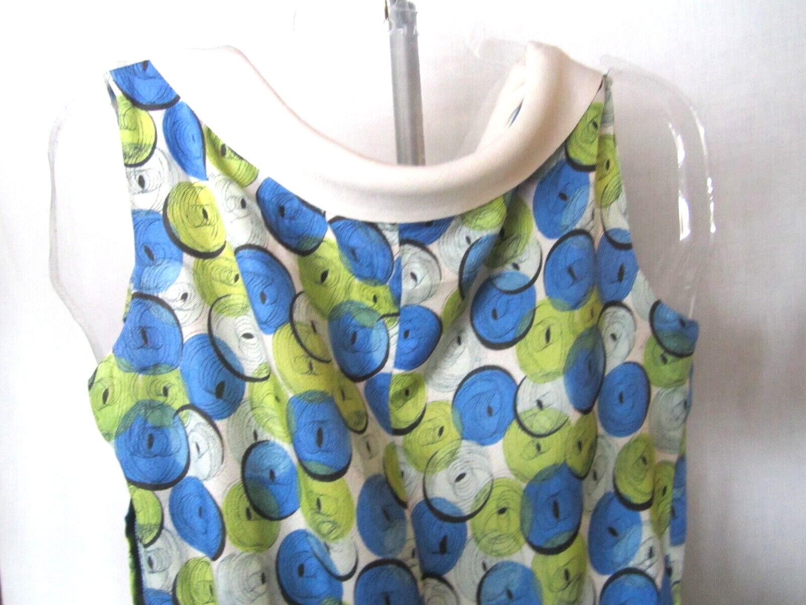 Vintage 40s Dress Costume Junior Fashion by Carole King Swing Skirt Boat Collar