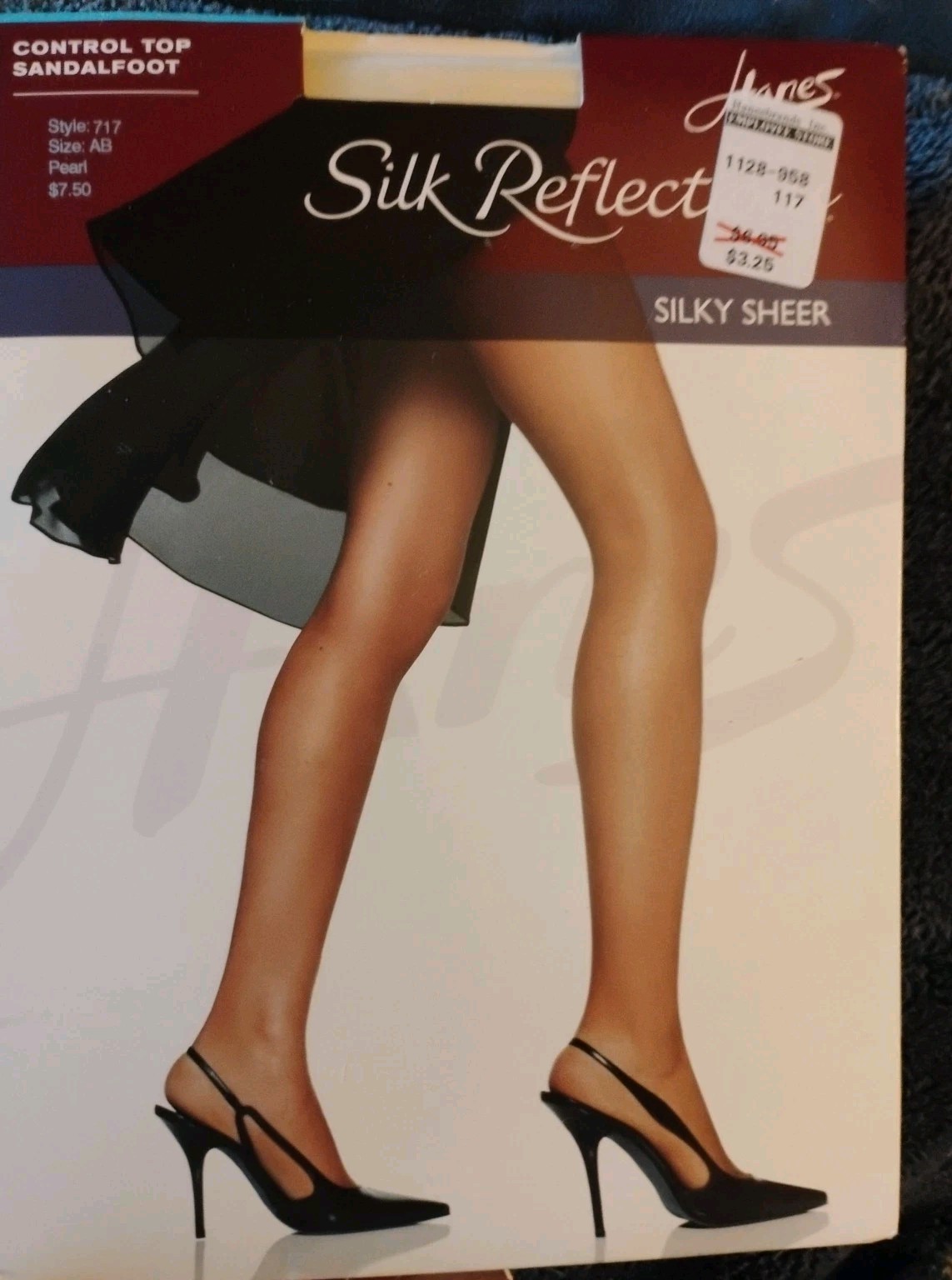 Hanes Assorted Control Top Pantyhose Shaping Contour Sandalfoot Sz AB LOT OF 9