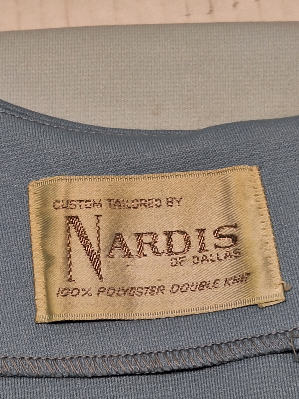 Vintage 60s/70s Nardis Of Dallas Double Knit Polyester 2 Piece Dress, M/l