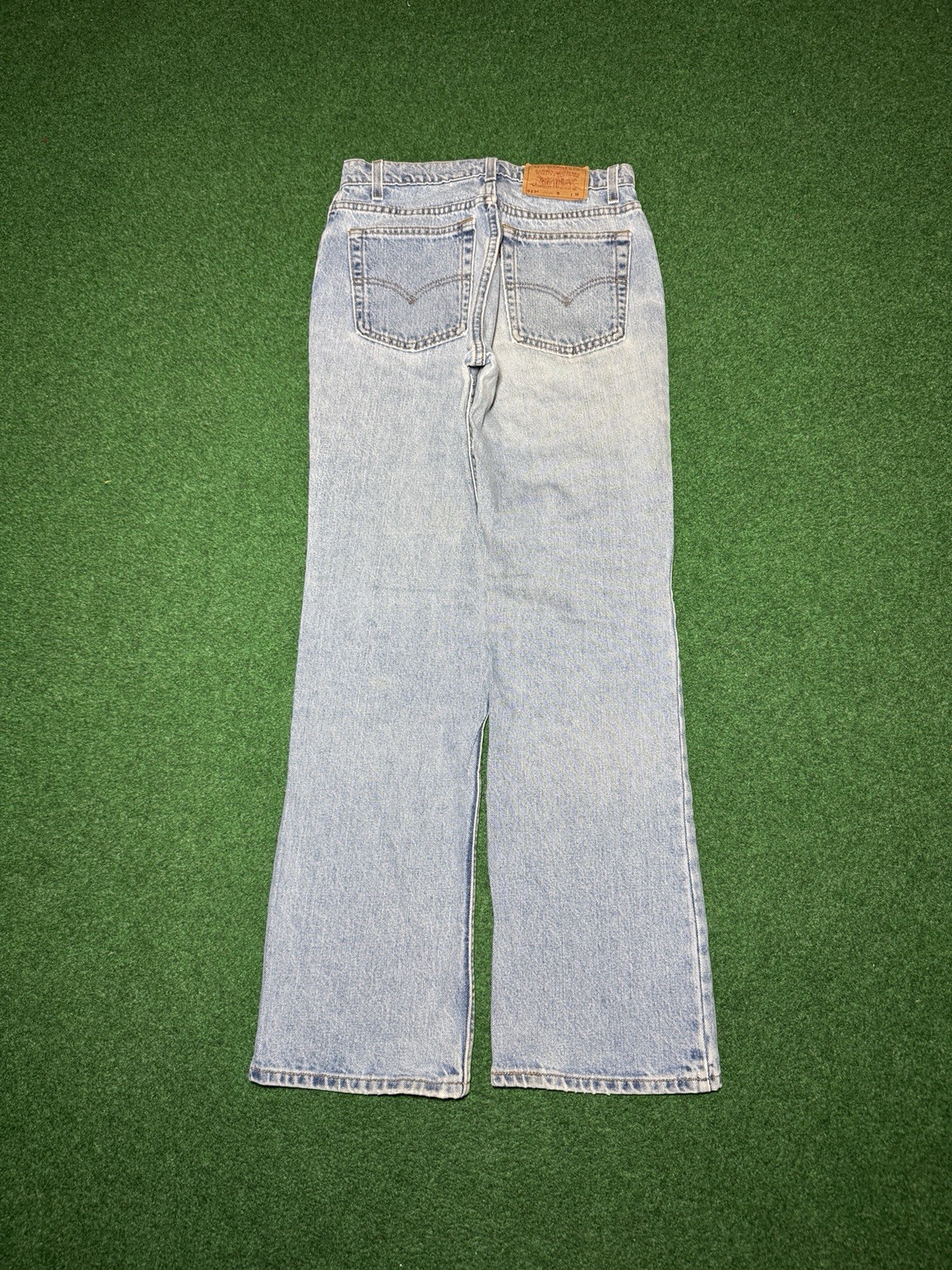 Levis 517 Womens 11 Jr Vintage 90s Bootcut 30×31 Light Wash Flare