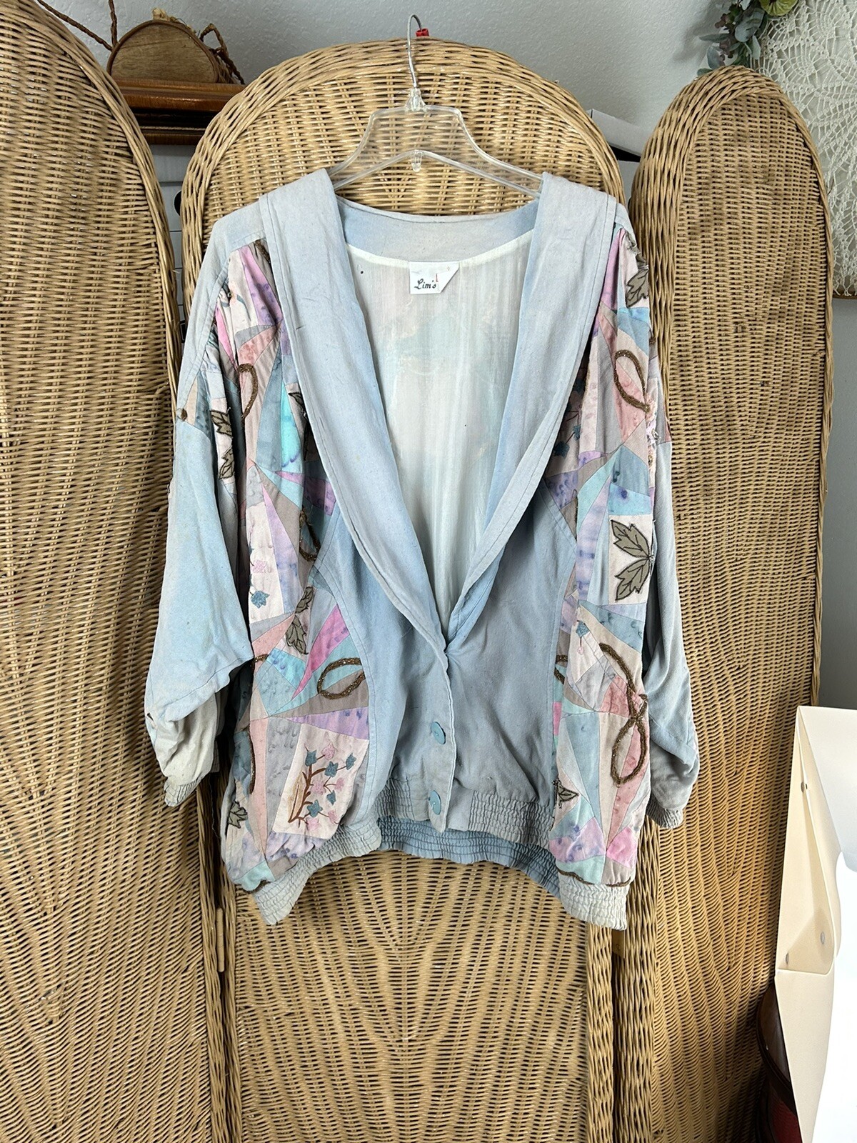 Lim’s distressed vintage jacket