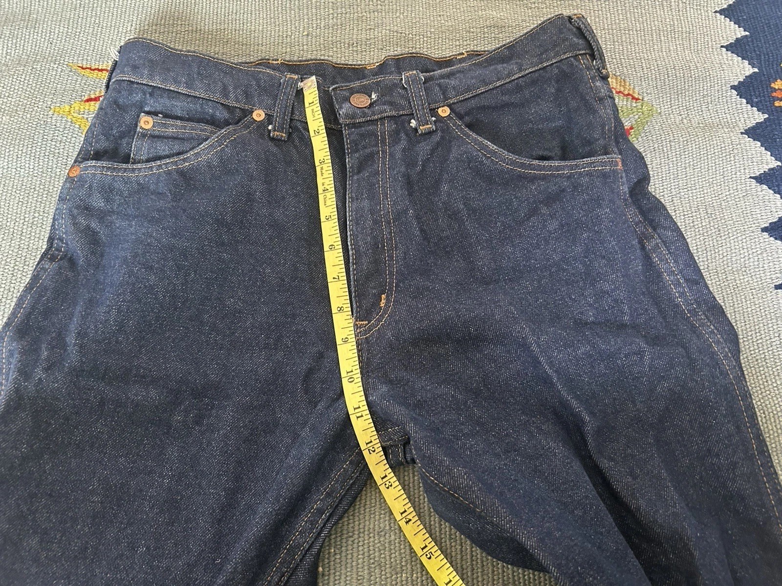 1970-80s ROEBUCKS Dark Wash Boot Cut Jeans – Size 30/32