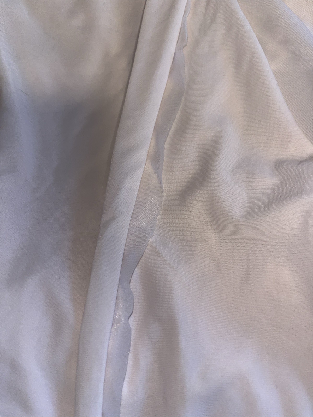 Vintage Shadowline Peach Button Down w/Pocket Peignoir Robe Nylon Lace Size M