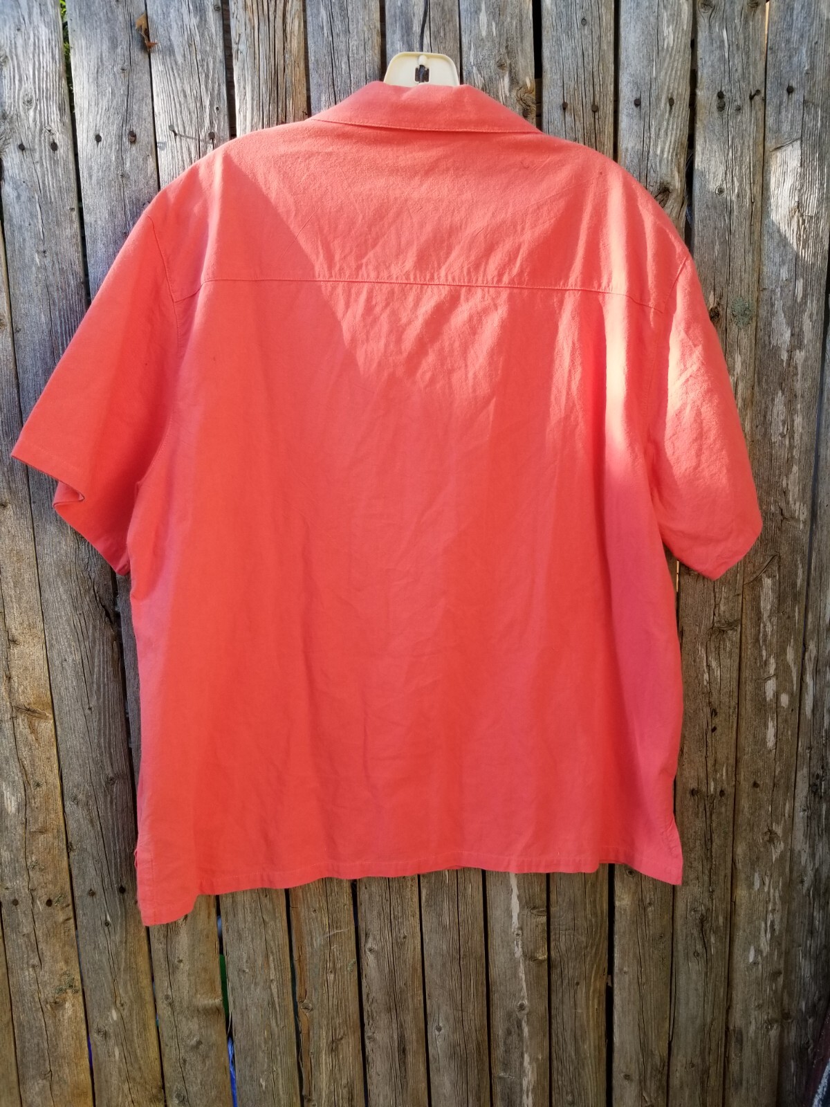 FUN PEACH 80s VINTAGE Sz 16/18 XL Nautical Embroidery SS Cotton Blouse Top SMALL