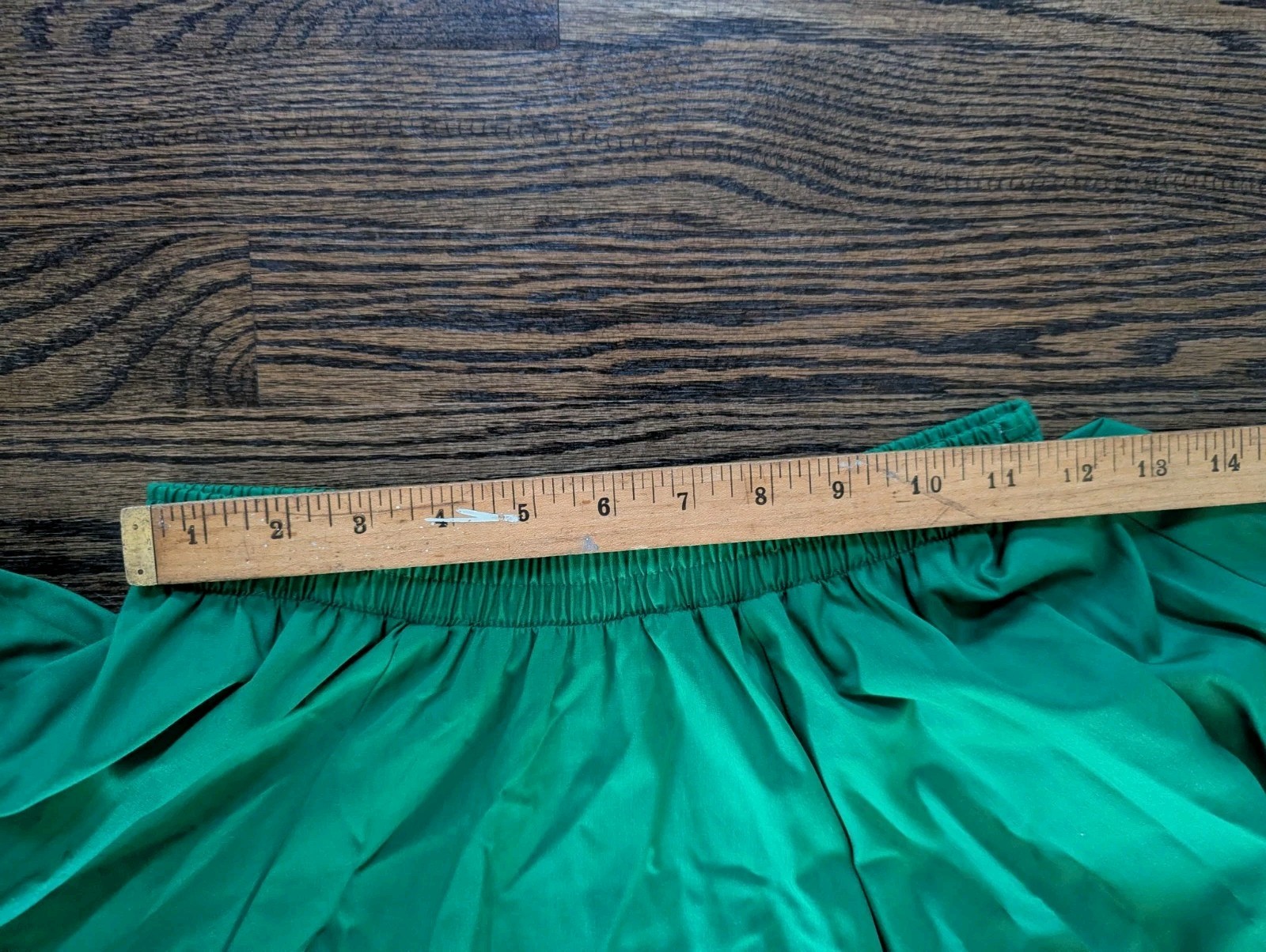 Vintage Partners Please Square Dance Circle Skirt Rockabilly Size S USA Green