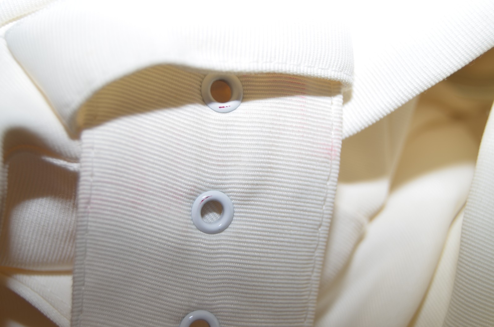 VTG Studio I New York White Jumper Pant Suit Belt Gold Studded SZ 20 T USA Made