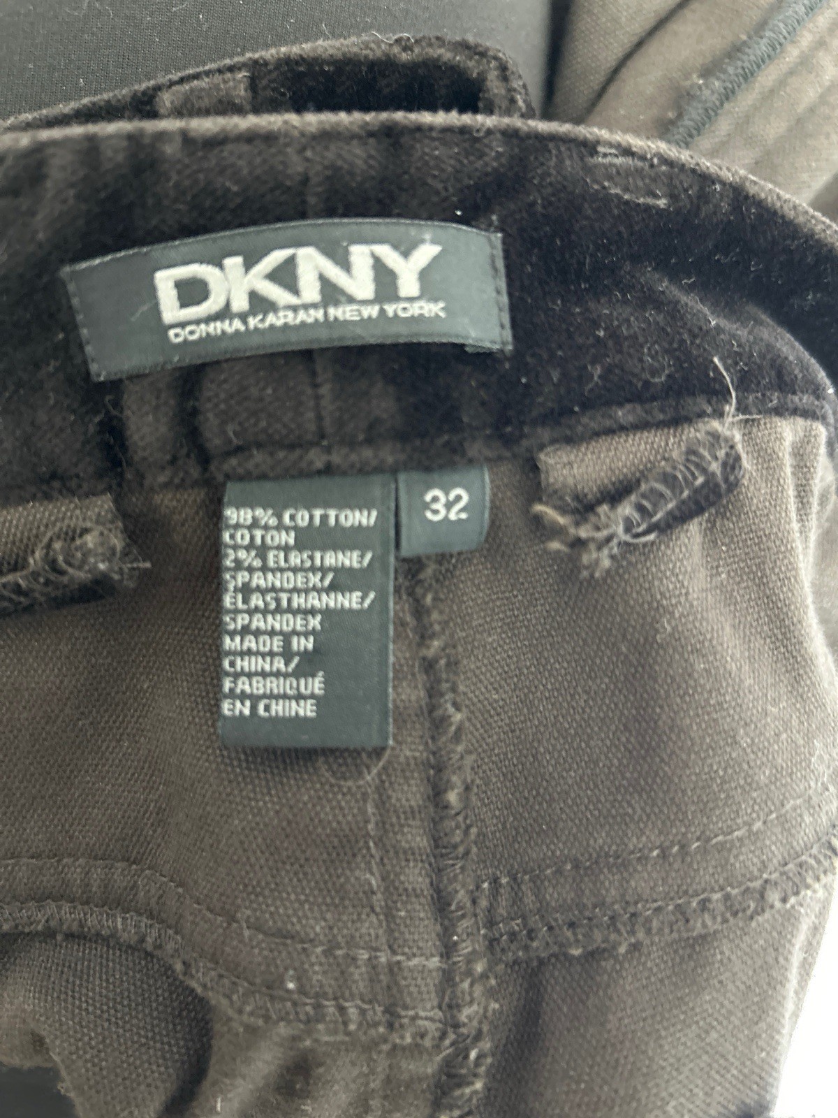 Vintage 90s DKNY Velvet stirrup Pants