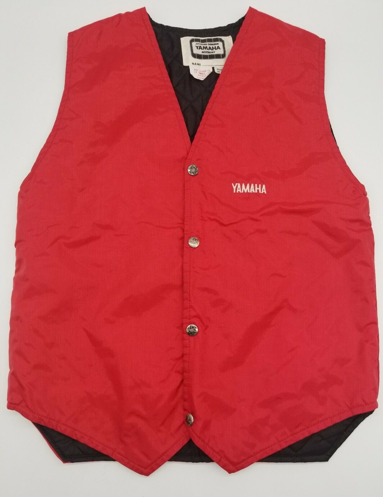 Vintage Size SMALL Women’s Genuine Yamaha Salesman Dealership Vest